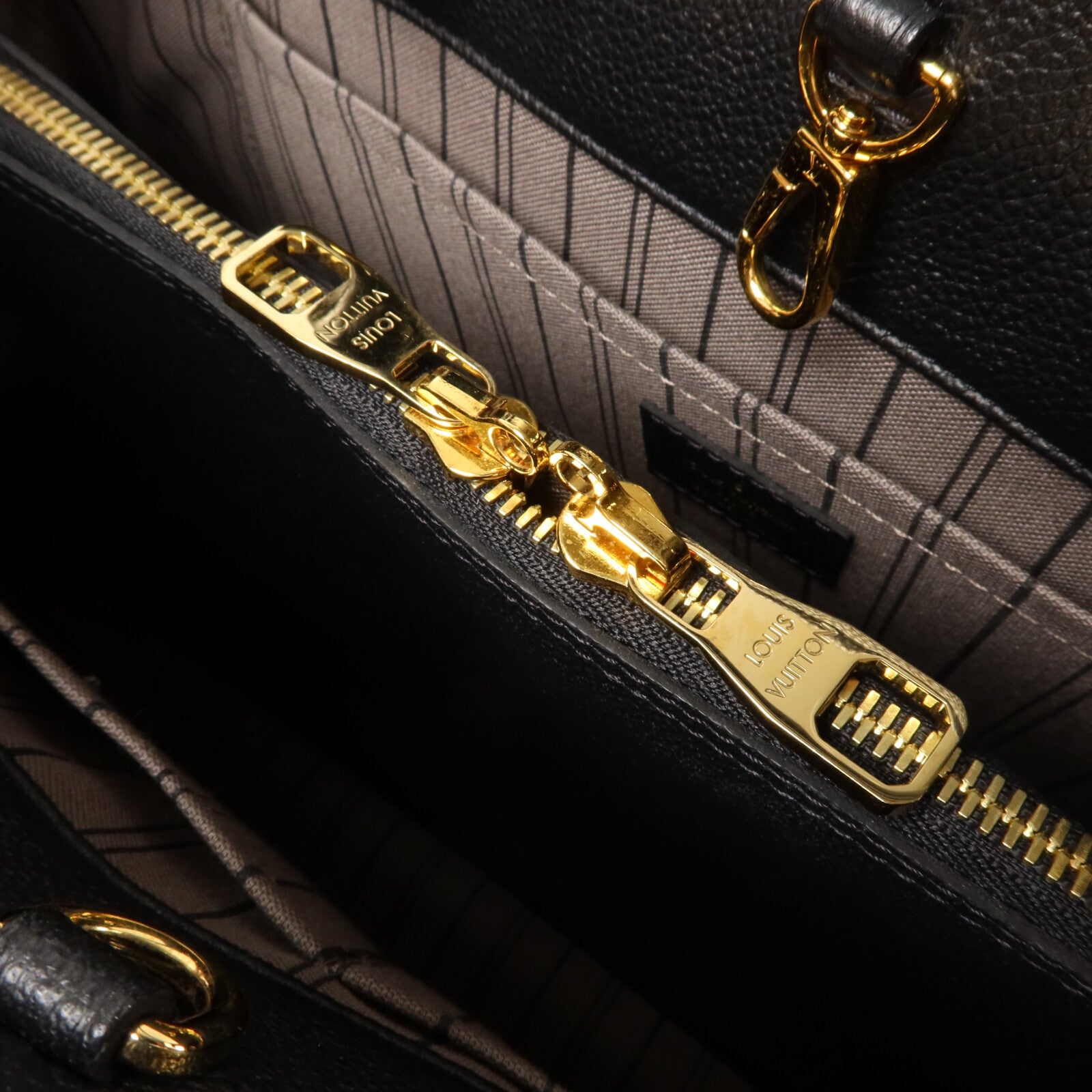 LOUIS VUITTON Monogram Empreinte Montaigne GM手挽肩背兩用袋