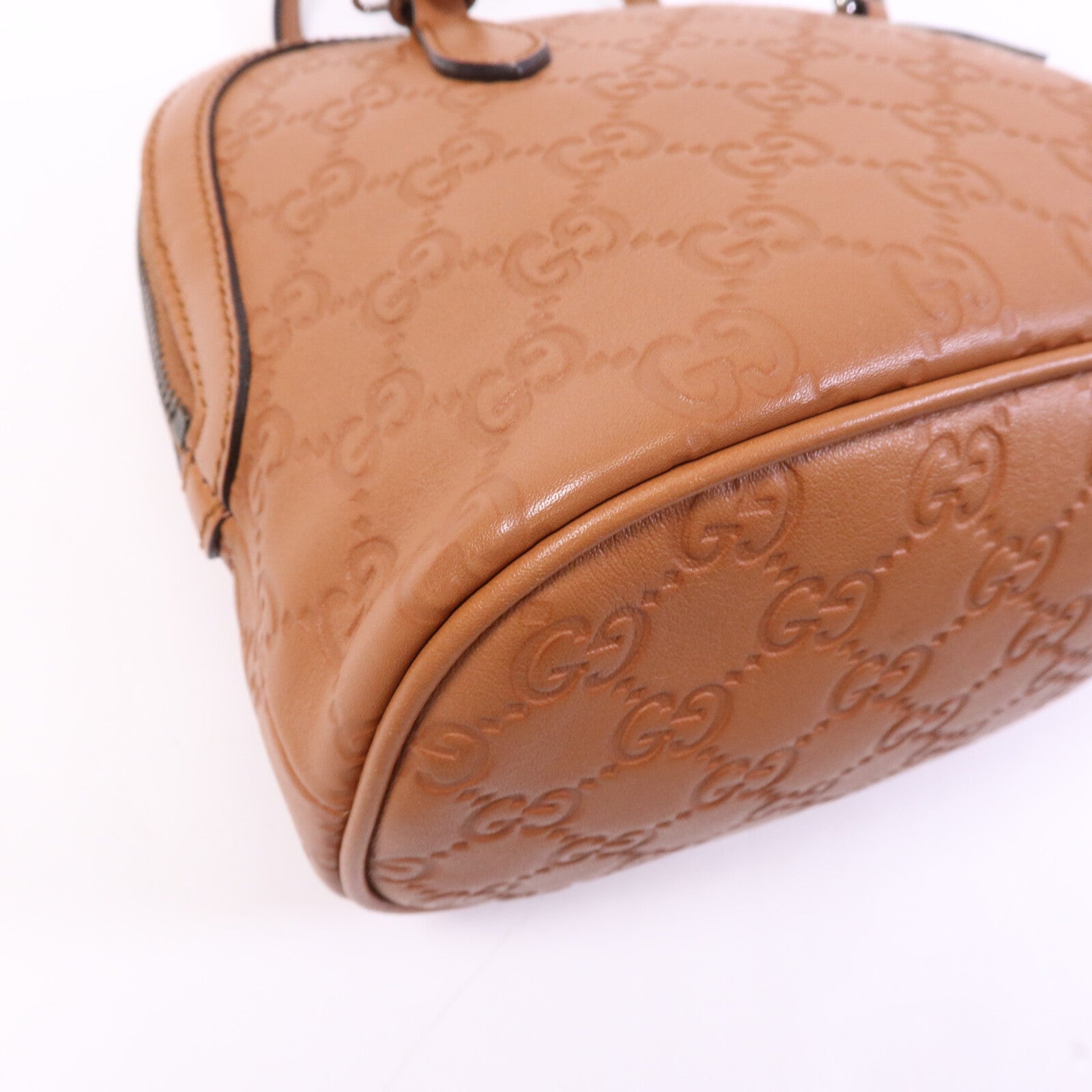 GUCCI 牛皮皮革Shoulder Bag銀扣肩背袋