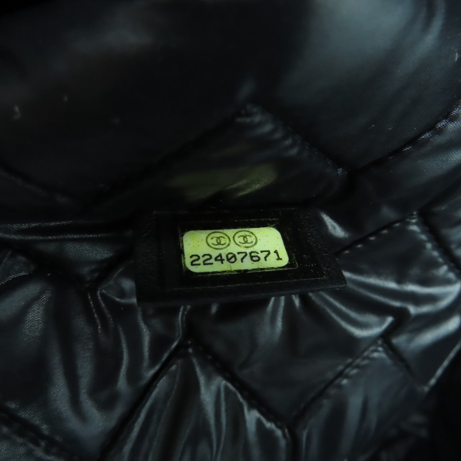 CHANEL 【激減優惠】斜紋羊皮皮革Clutch Bag銀扣手拿包黑色