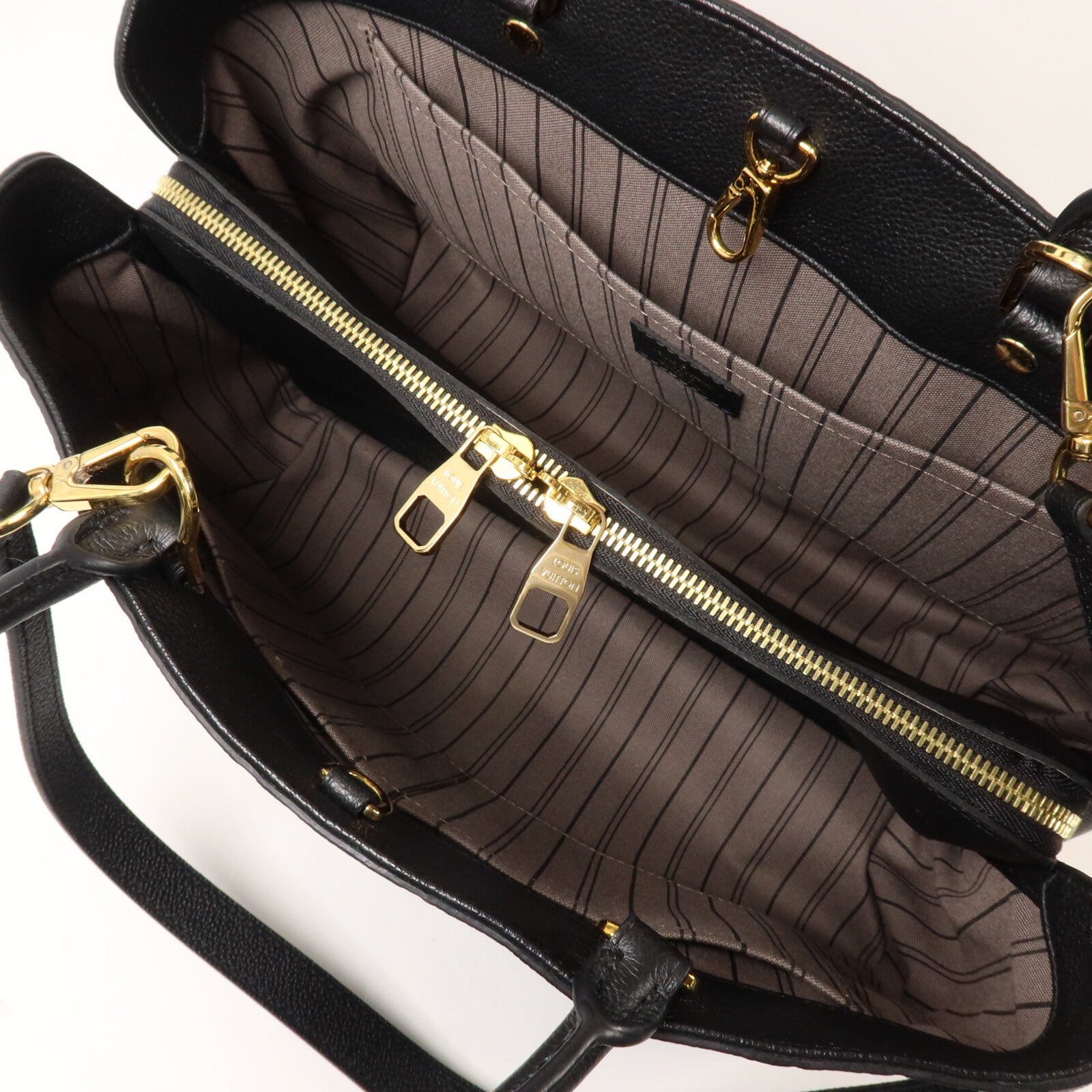 LOUIS VUITTON Monogram Empreinte Montaigne GM手挽肩背兩用袋