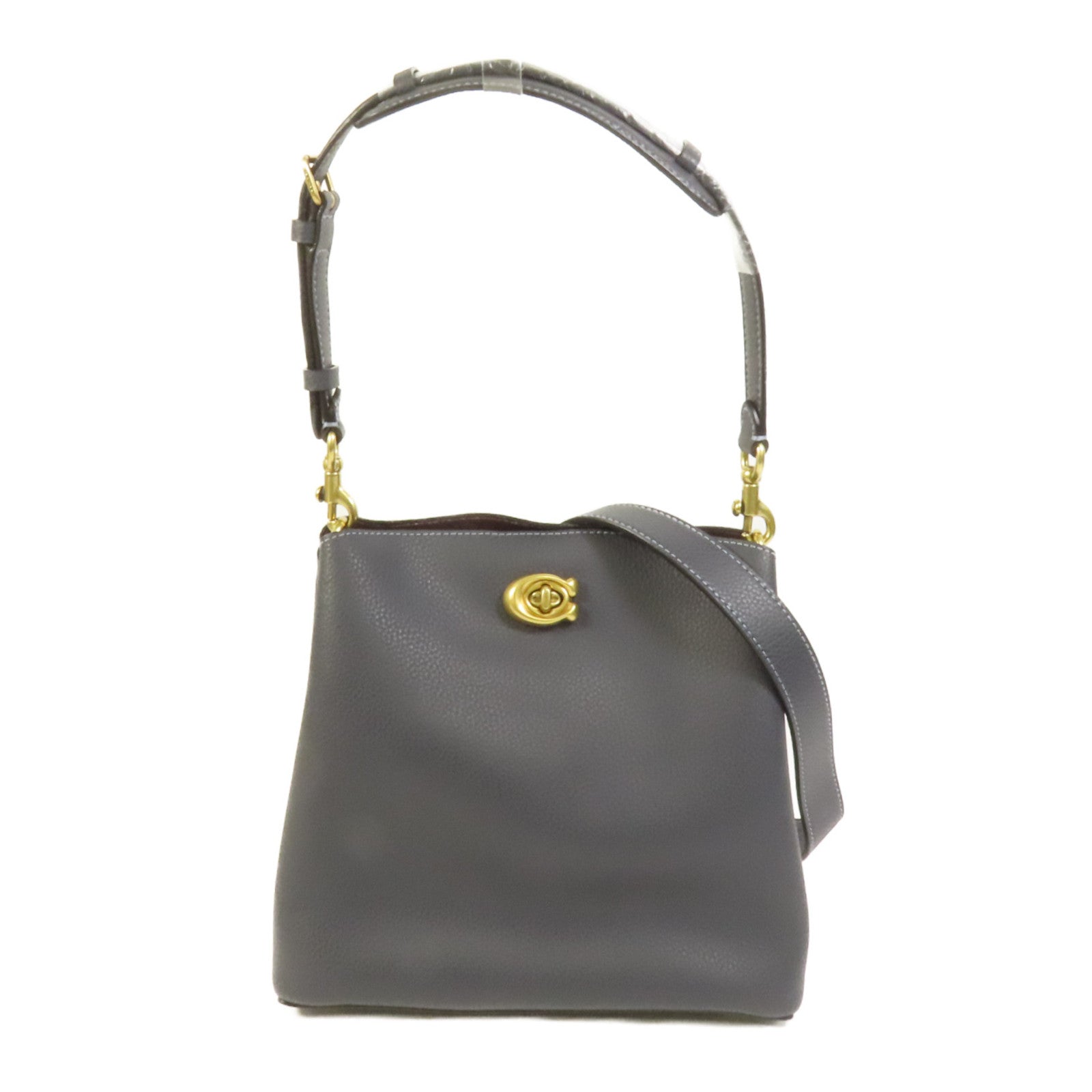 COACH 牛皮皮革Willow Bucket金扣手挽肩背兩用袋