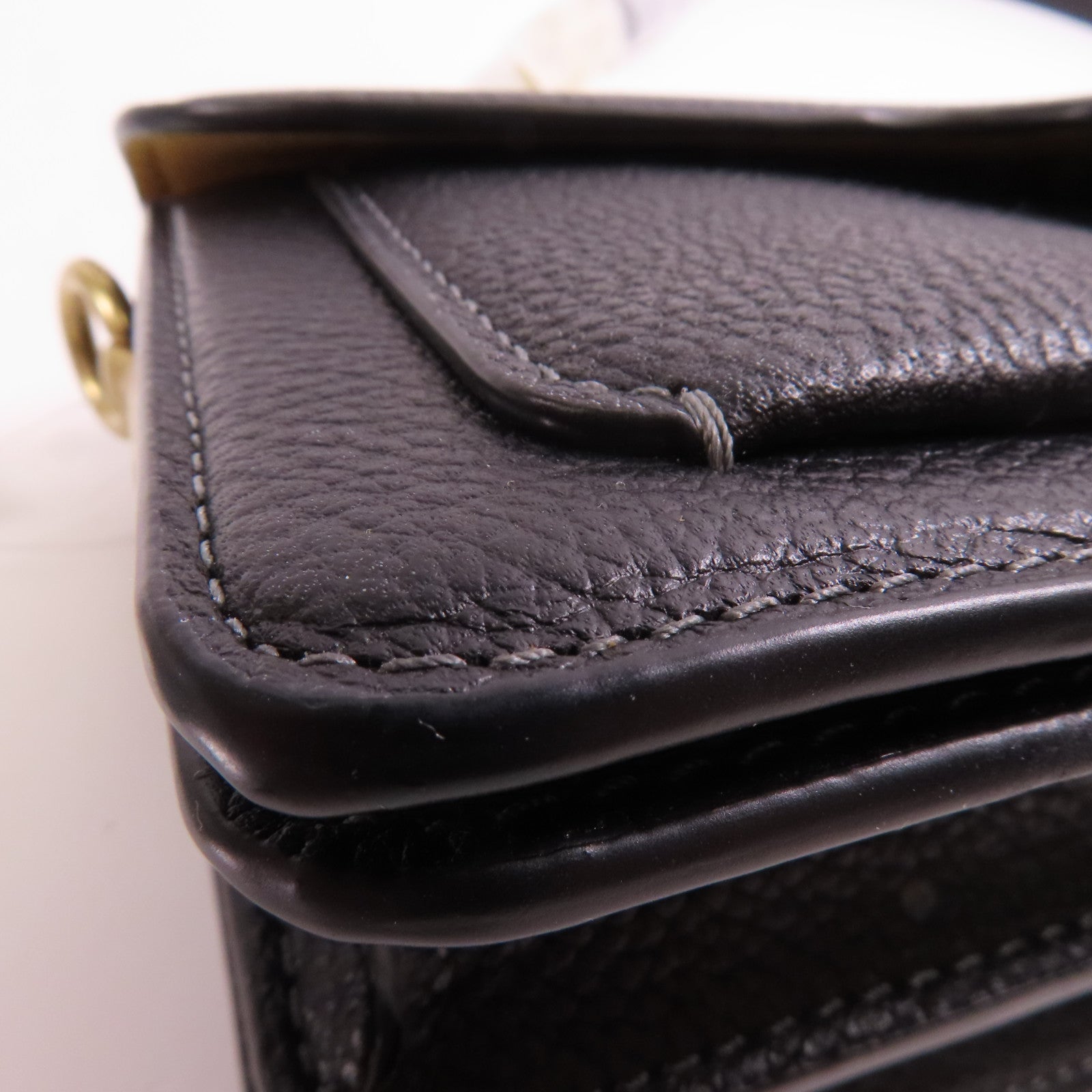 COACH 牛皮皮革Shoulder Bag金扣手挽肩背兩用袋