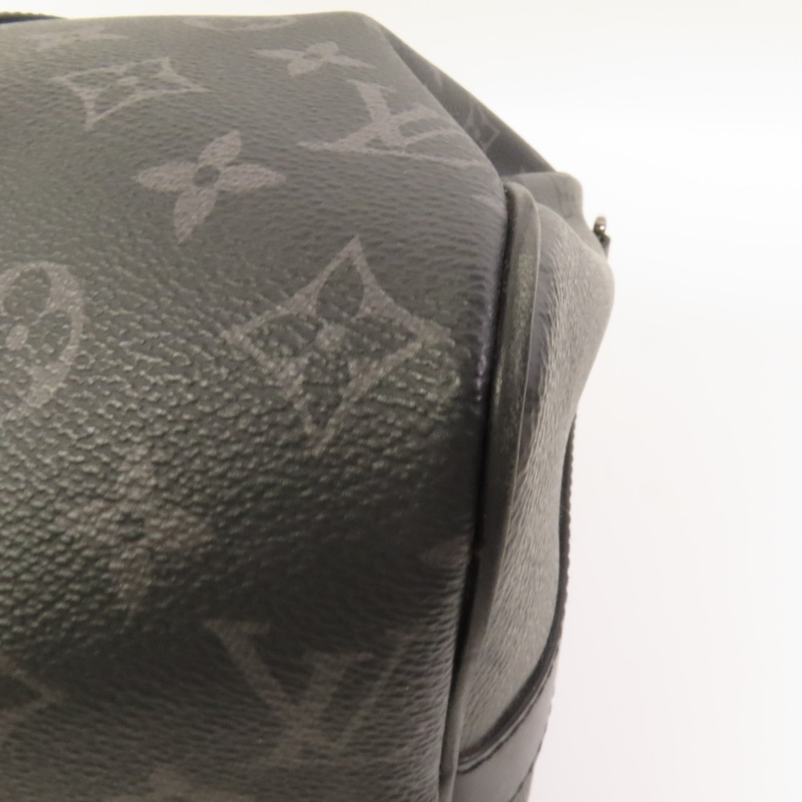 LOUIS VUITTON Monogram Eclipse Keepall Bandouliere 35手挽肩背兩用袋