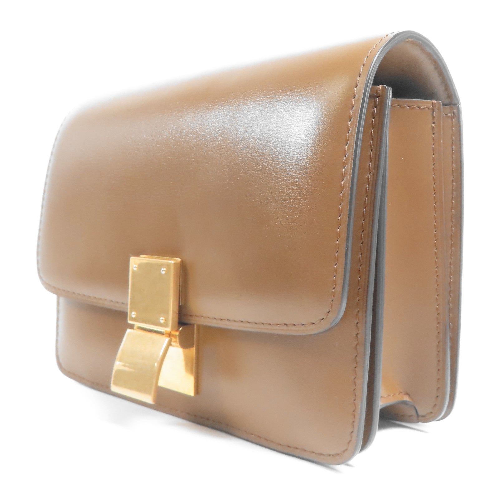 CELINE 牛皮皮革Classic Box金扣肩背袋