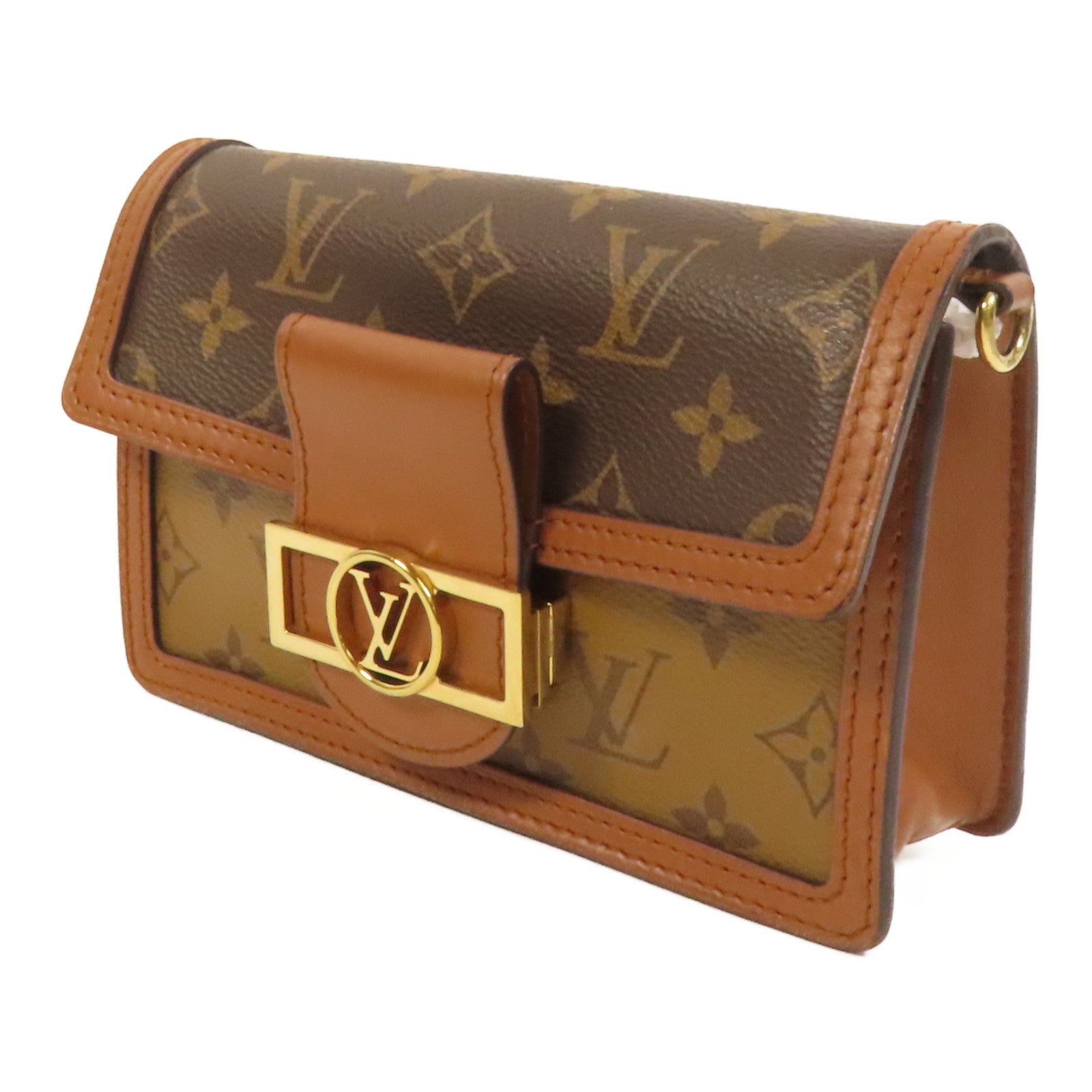 LOUIS VUITTON 【激減優惠】Dauphine Wallet On Chain金扣肩背袋
