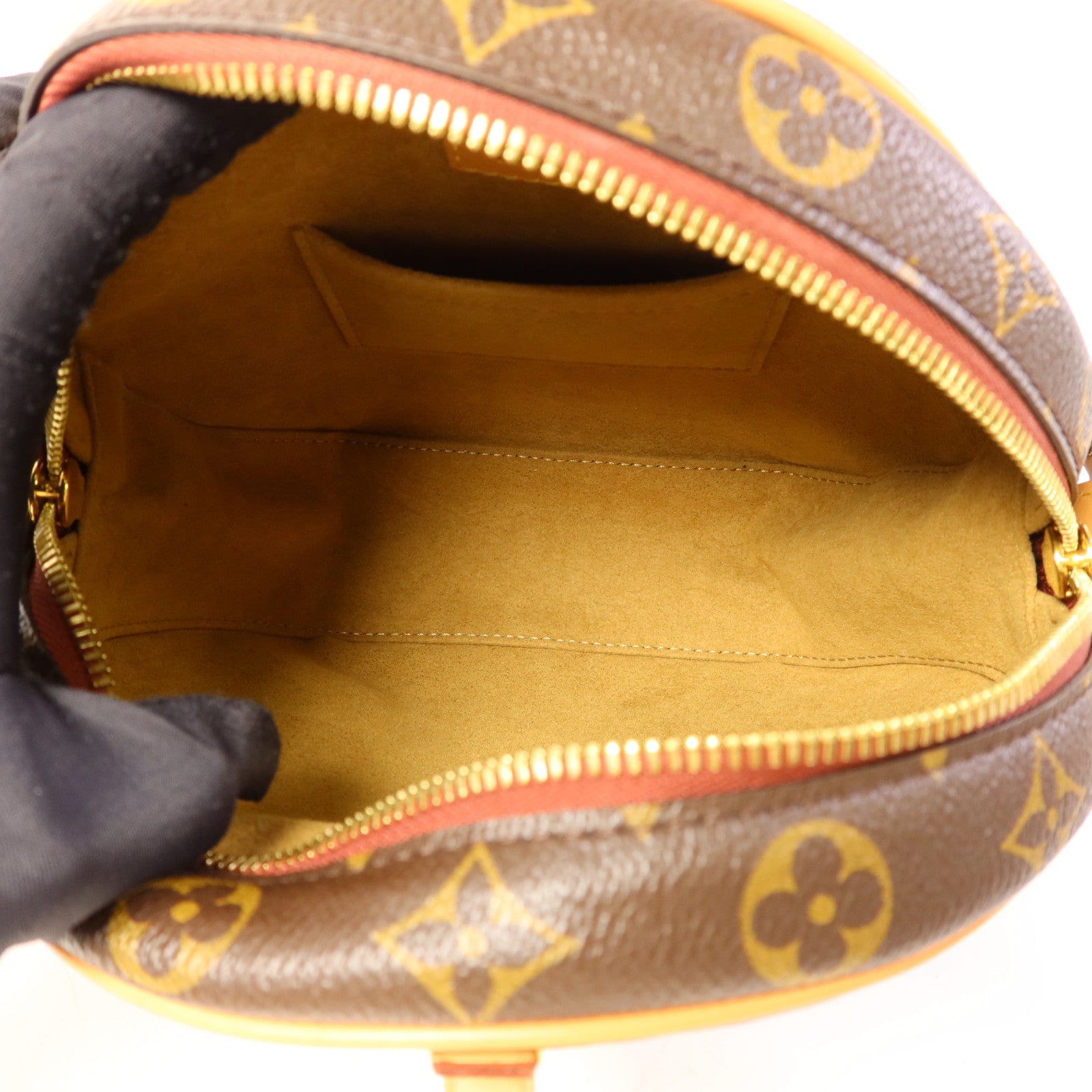 LOUIS VUITTON 【激減優惠】Monogram Boite Chapeau Souple金扣肩背袋棕色
