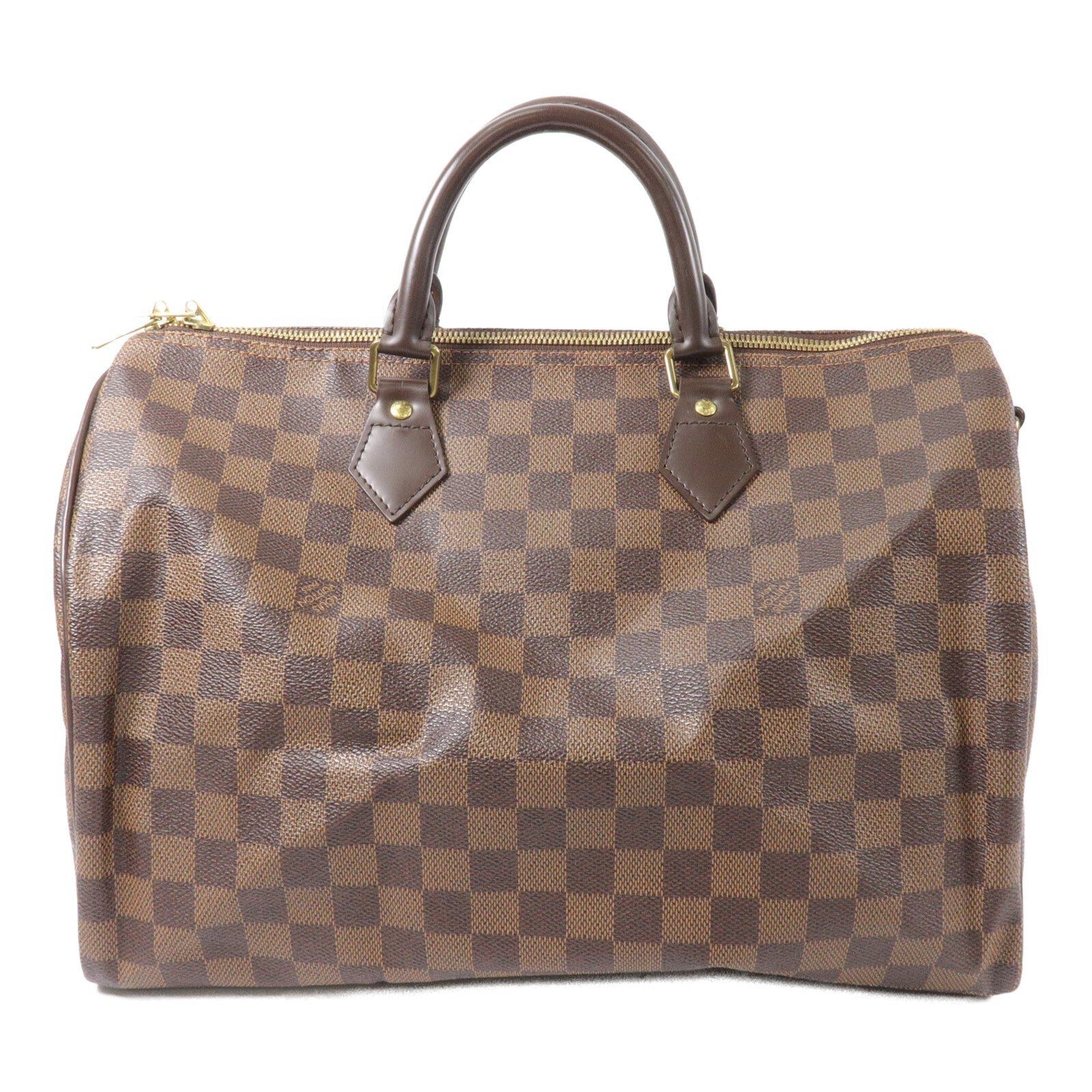 LOUIS VUITTON Damier Speedy Bandouliere 35手挽肩背兩用袋