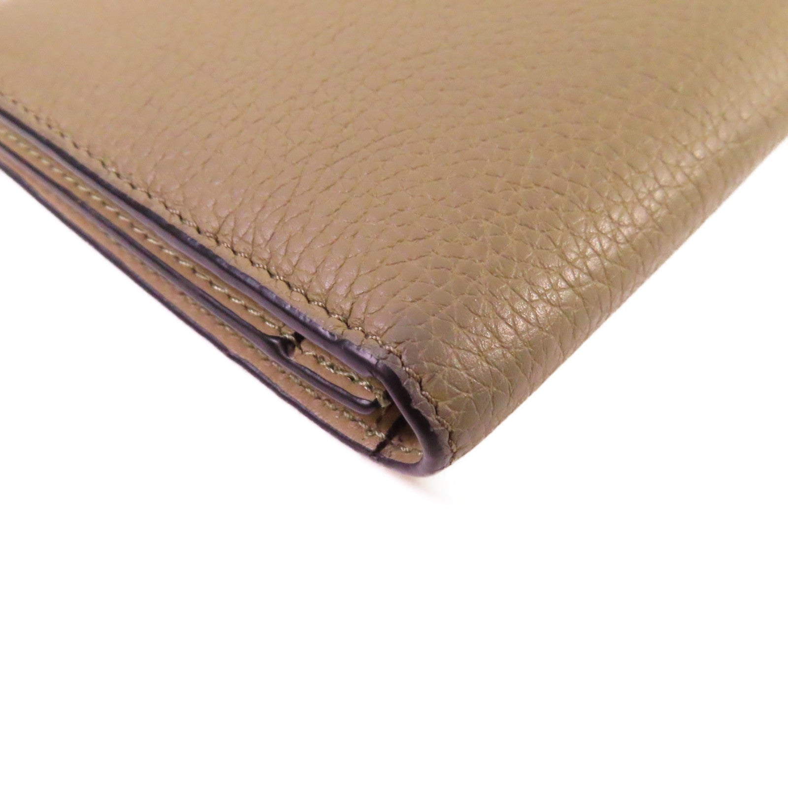 LOEWE 【激減優惠】牛皮皮革Long Vertical Wallet長錢包灰色
