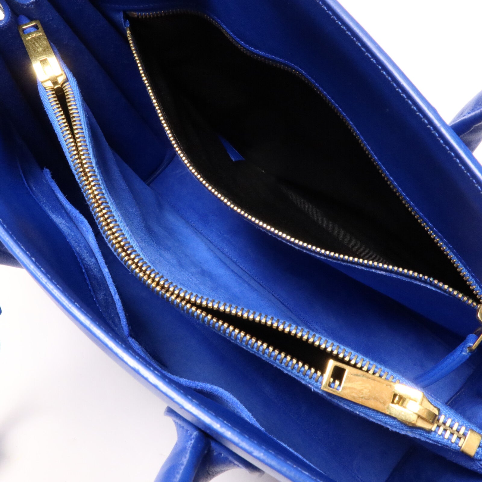 SAINT LAURENT 牛皮皮革Sac De Jour手挽肩背兩用袋