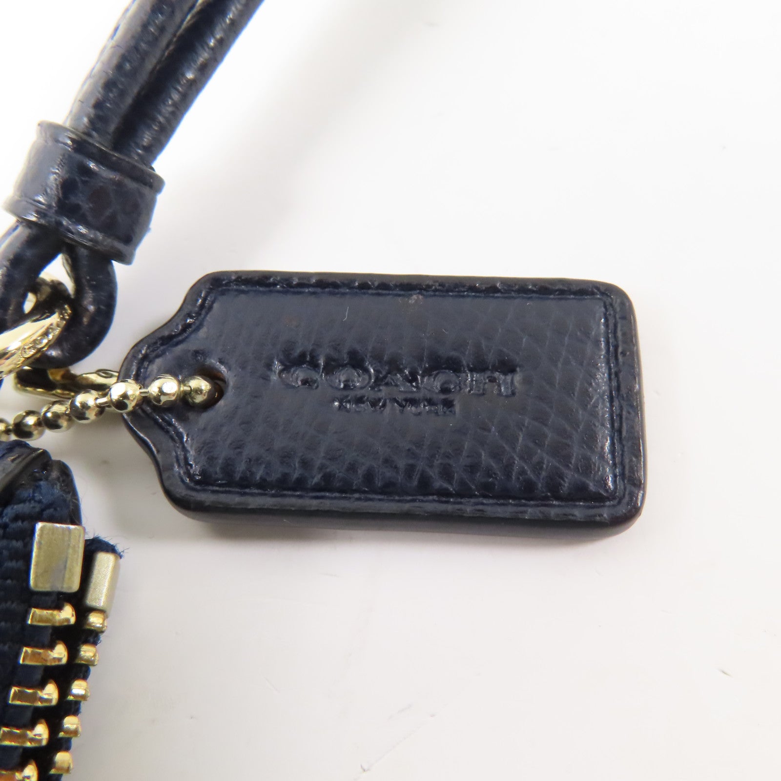 COACH 牛皮皮革Pouch金扣手拿包