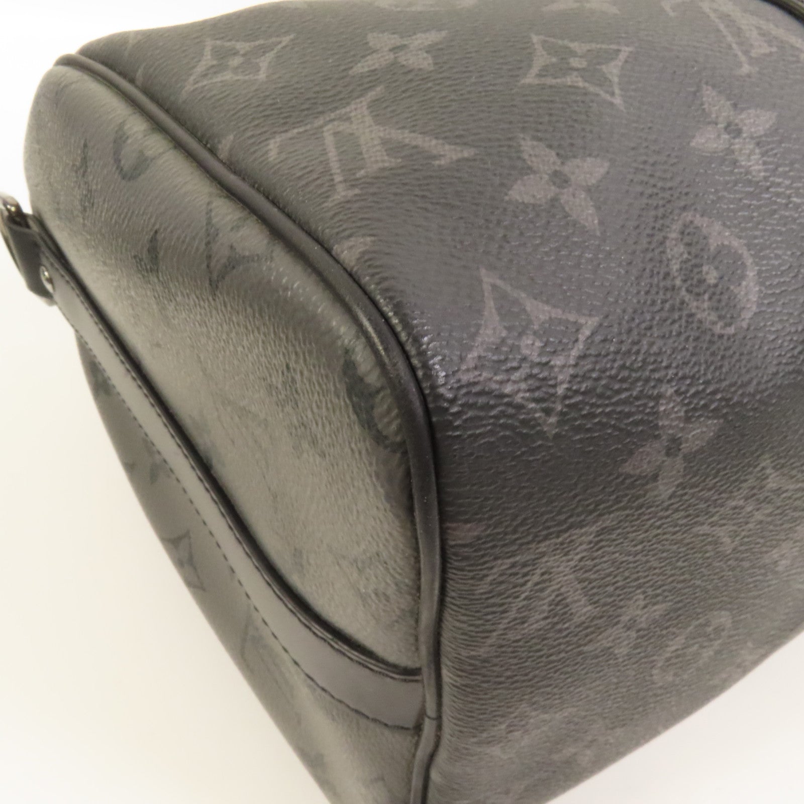 LOUIS VUITTON Monogram Eclipse Keepall Bandouliere 35手挽肩背兩用袋