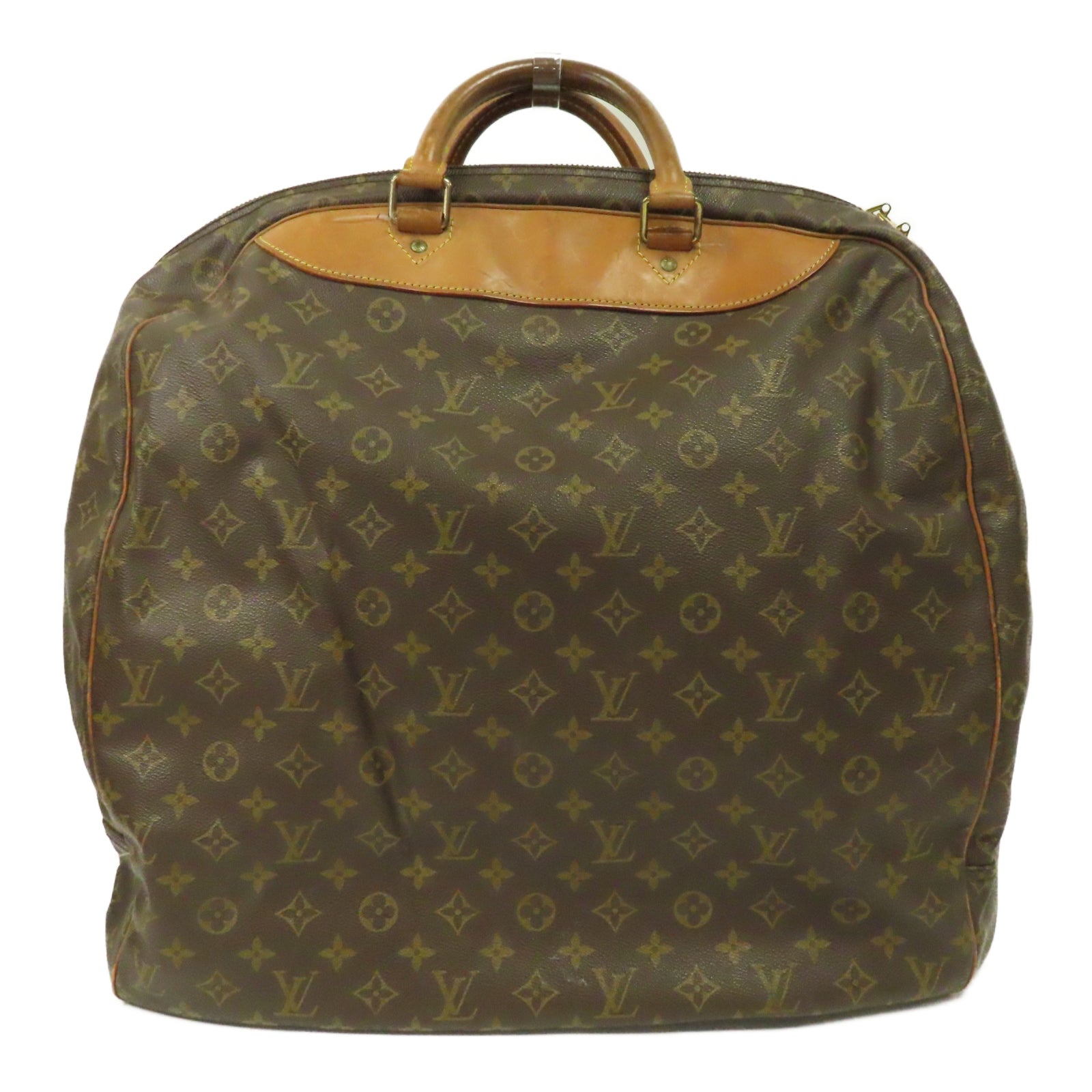 LOUIS VUITTON 【激減優惠】Monogram Evasion Hand Bag金扣手挽袋啡色