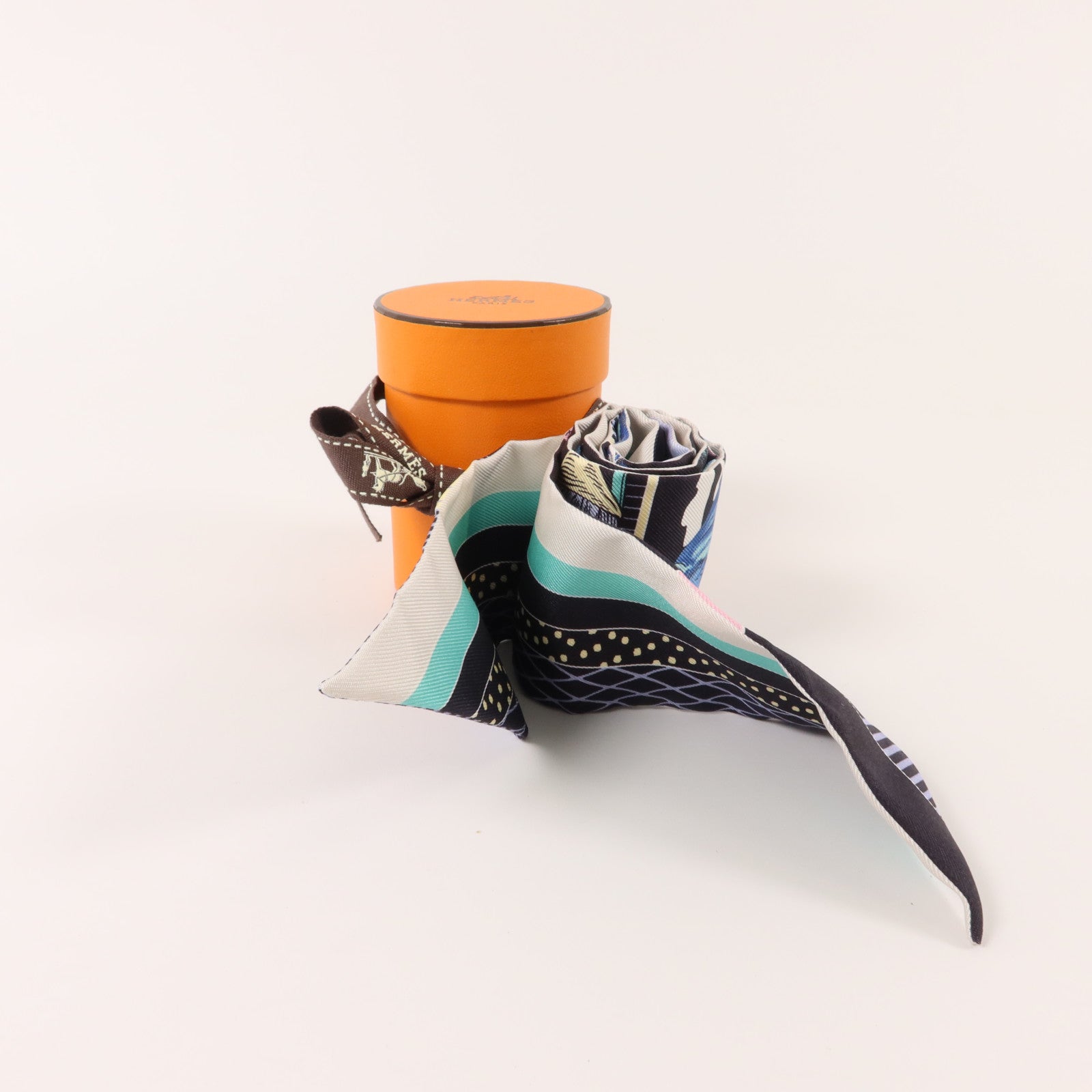 HERMES 絲質Twilly絲巾