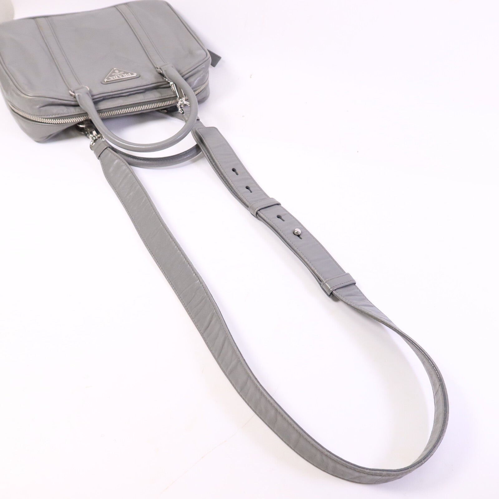 PRADA 牛皮皮革Nappa Antique手挽肩背兩用袋
