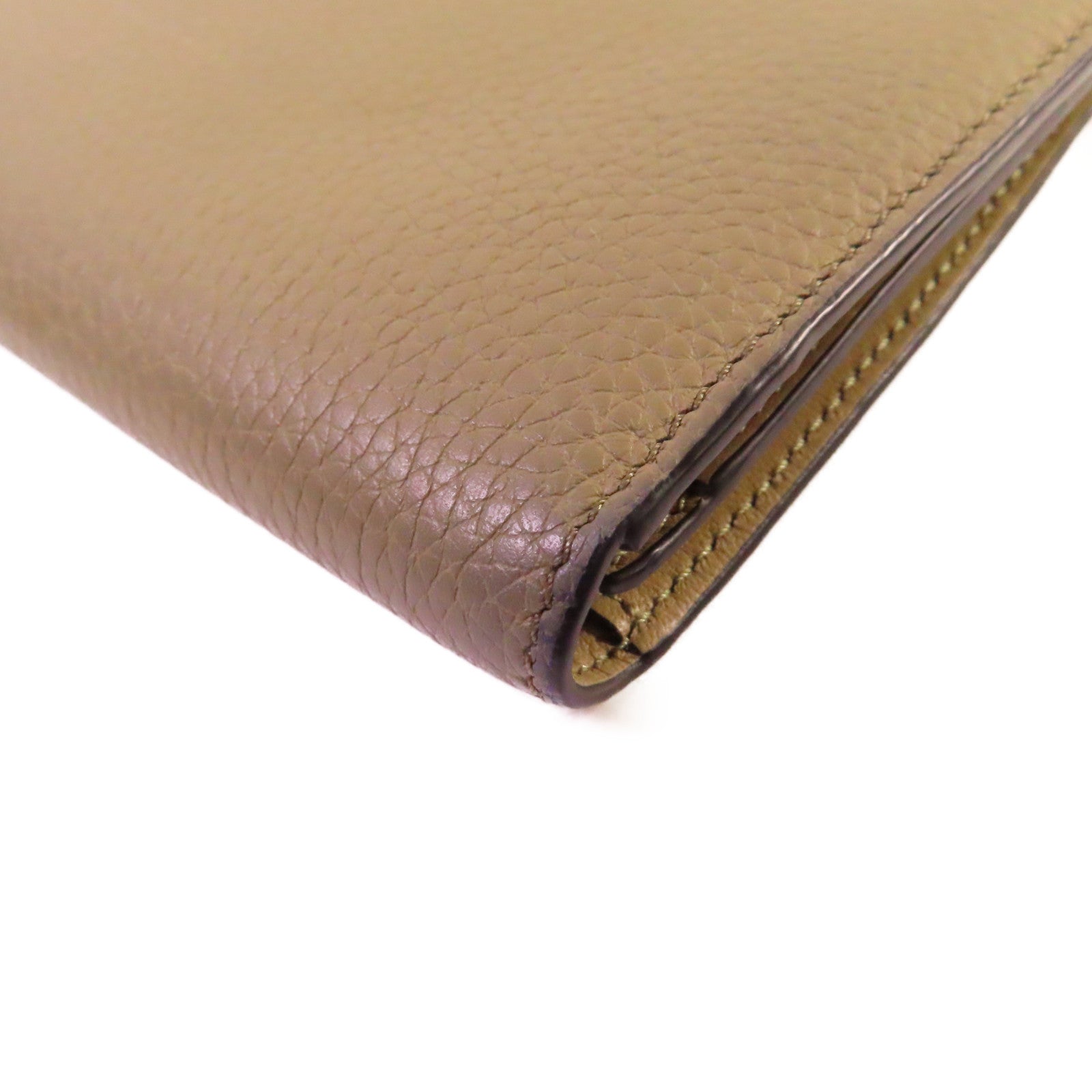 LOEWE 【激減優惠】牛皮皮革Long Vertical Wallet長錢包灰色