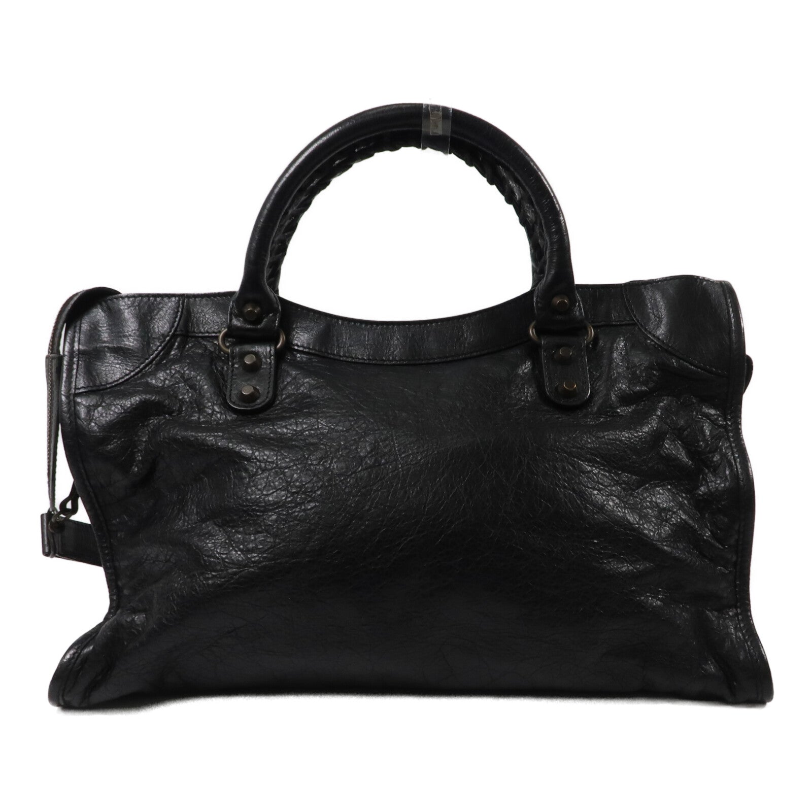 BALENCIAGA 羊皮皮革City手挽肩背兩用袋