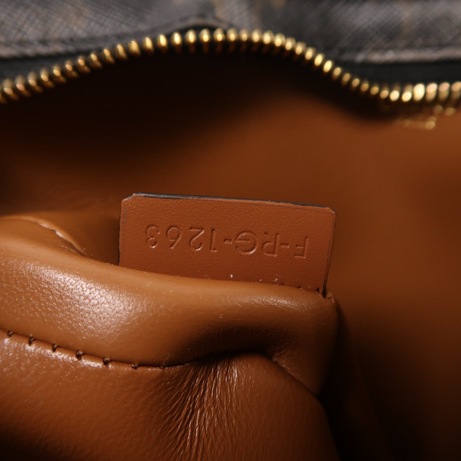CELINE 塗層帆布Croque金扣肩背袋