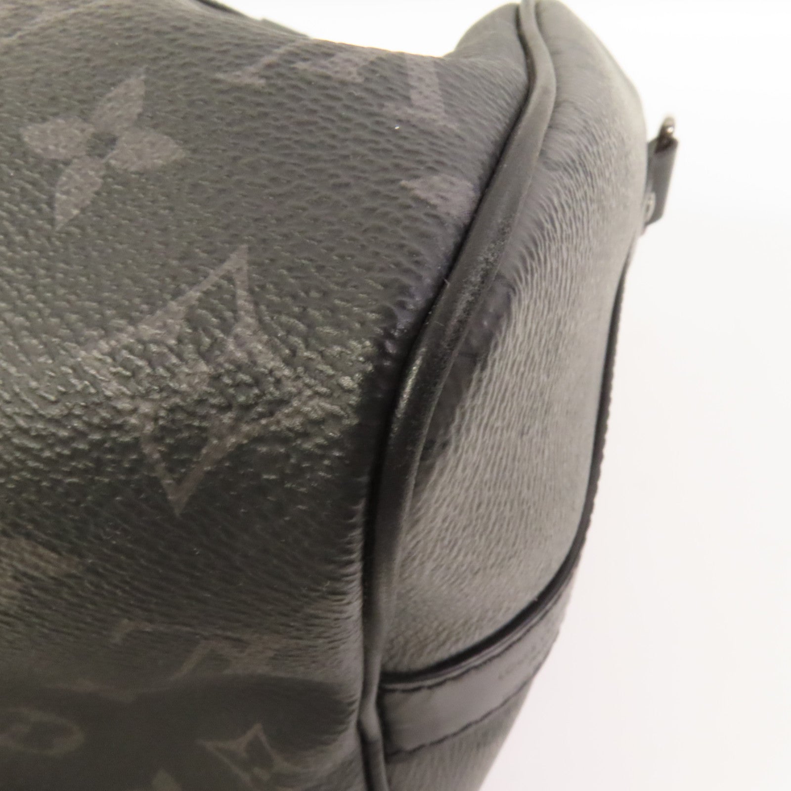 LOUIS VUITTON Monogram Eclipse Keepall Bandouliere 35手挽肩背兩用袋