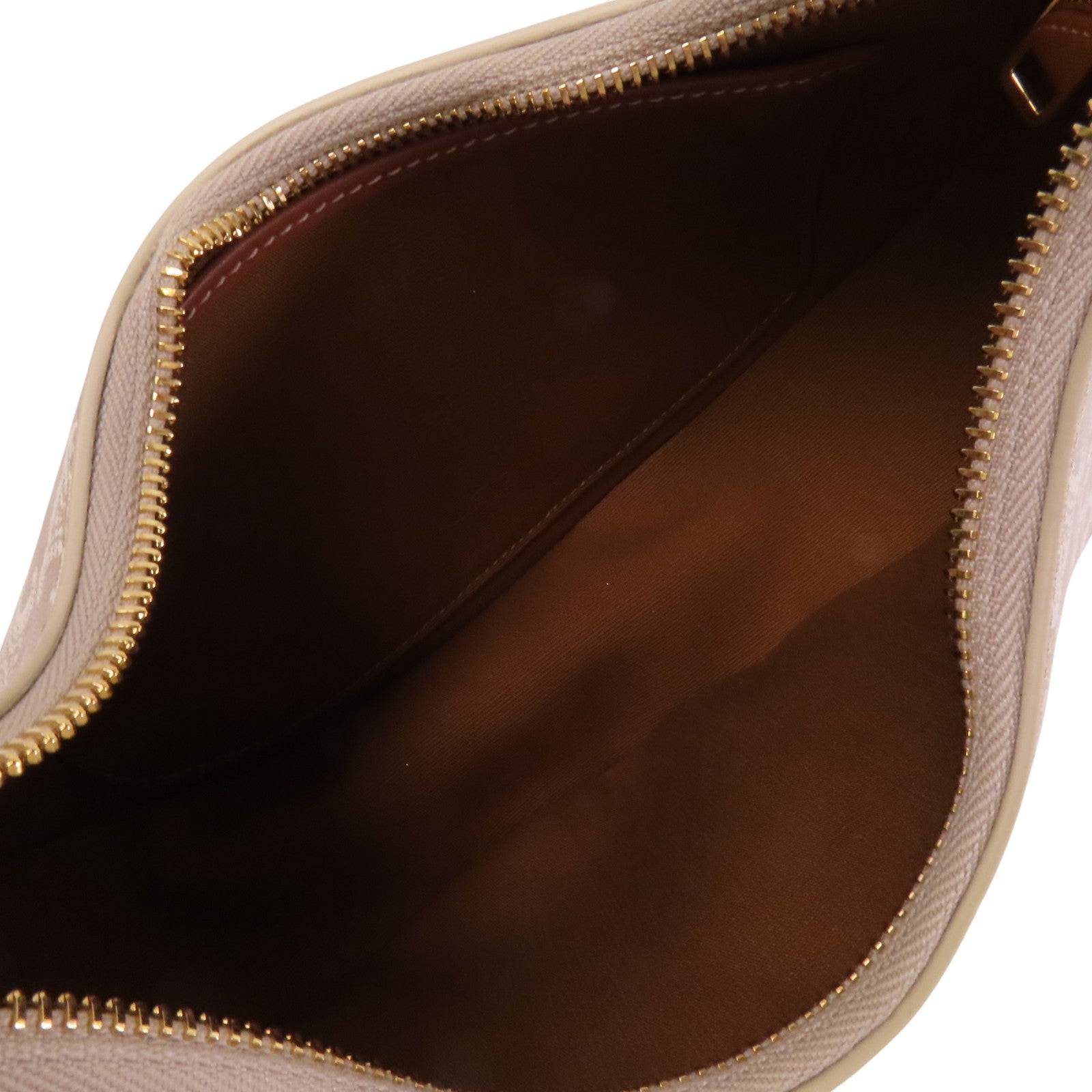 CELINE Trionphe塗層帆布Aca Medium Bag金扣肩背袋