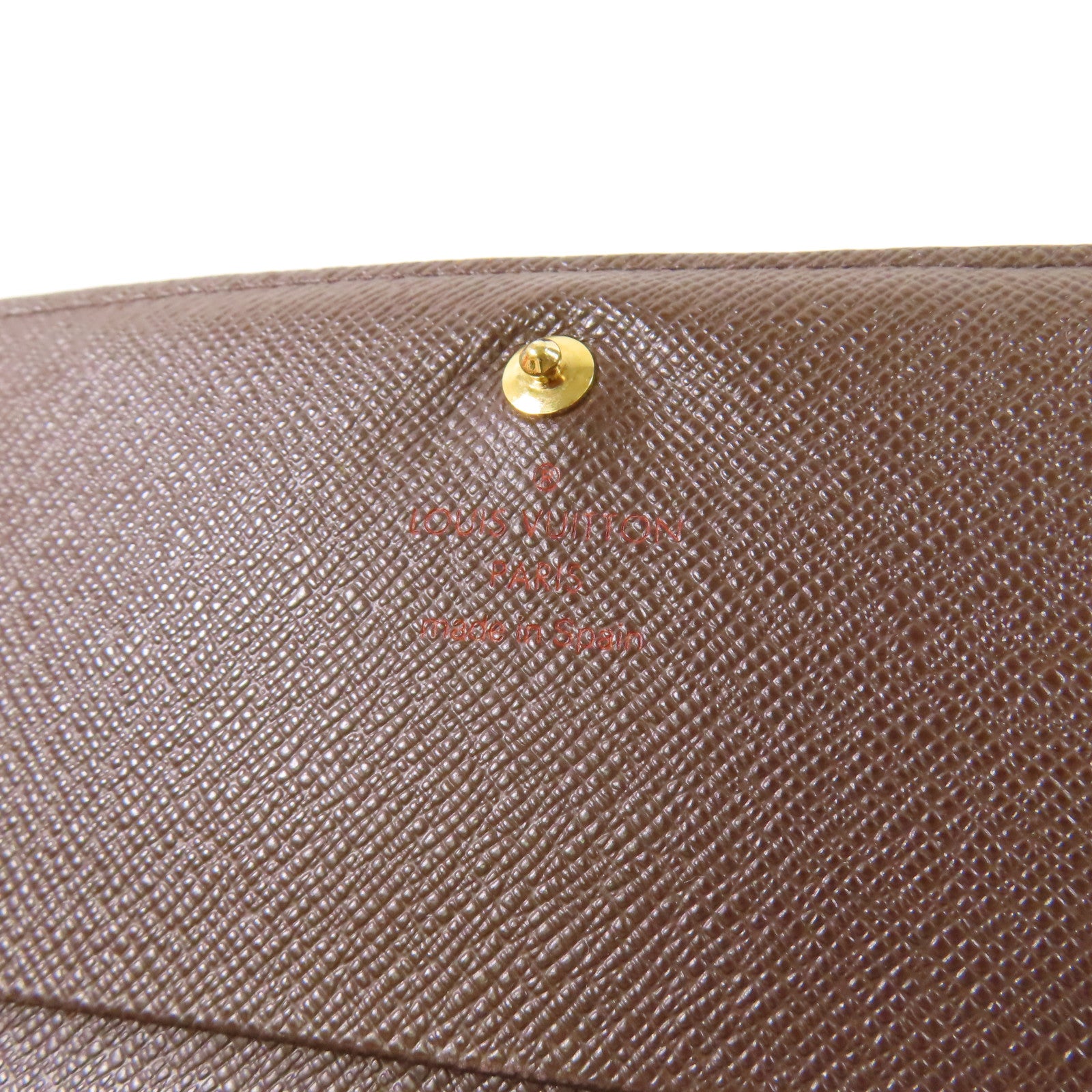 LOUIS VUITTON Damier Tresor金扣錢包