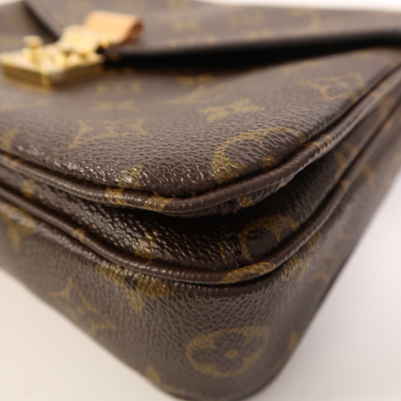 LOUIS VUITTON Monogram Pochette Metis MM金扣手挽肩背兩用袋