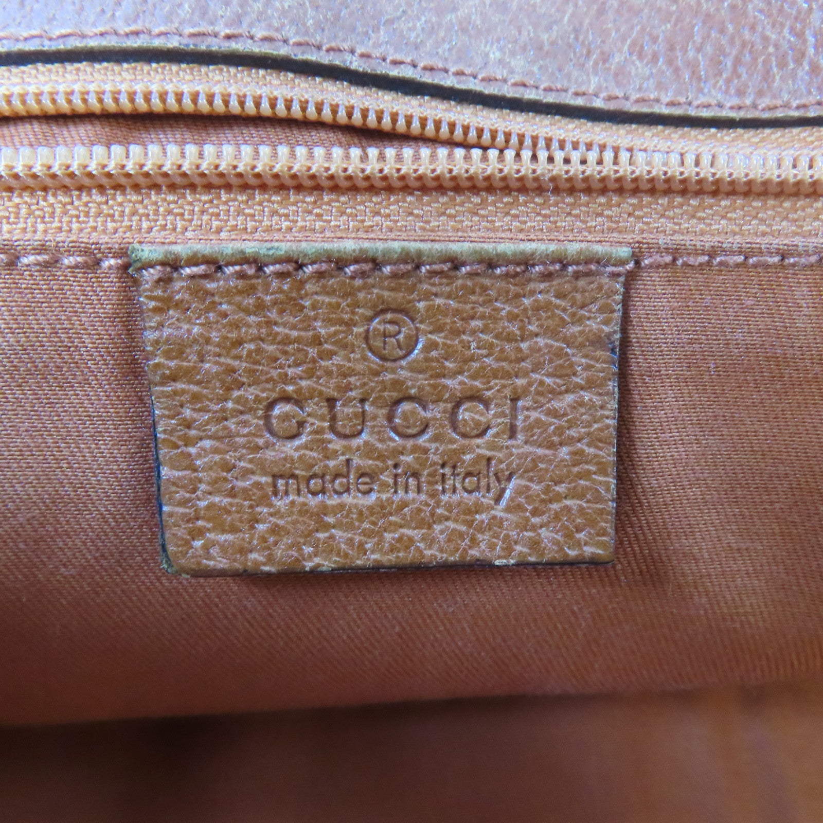 GUCCI 帆布Shoulder Bag銀扣肩背袋啡色