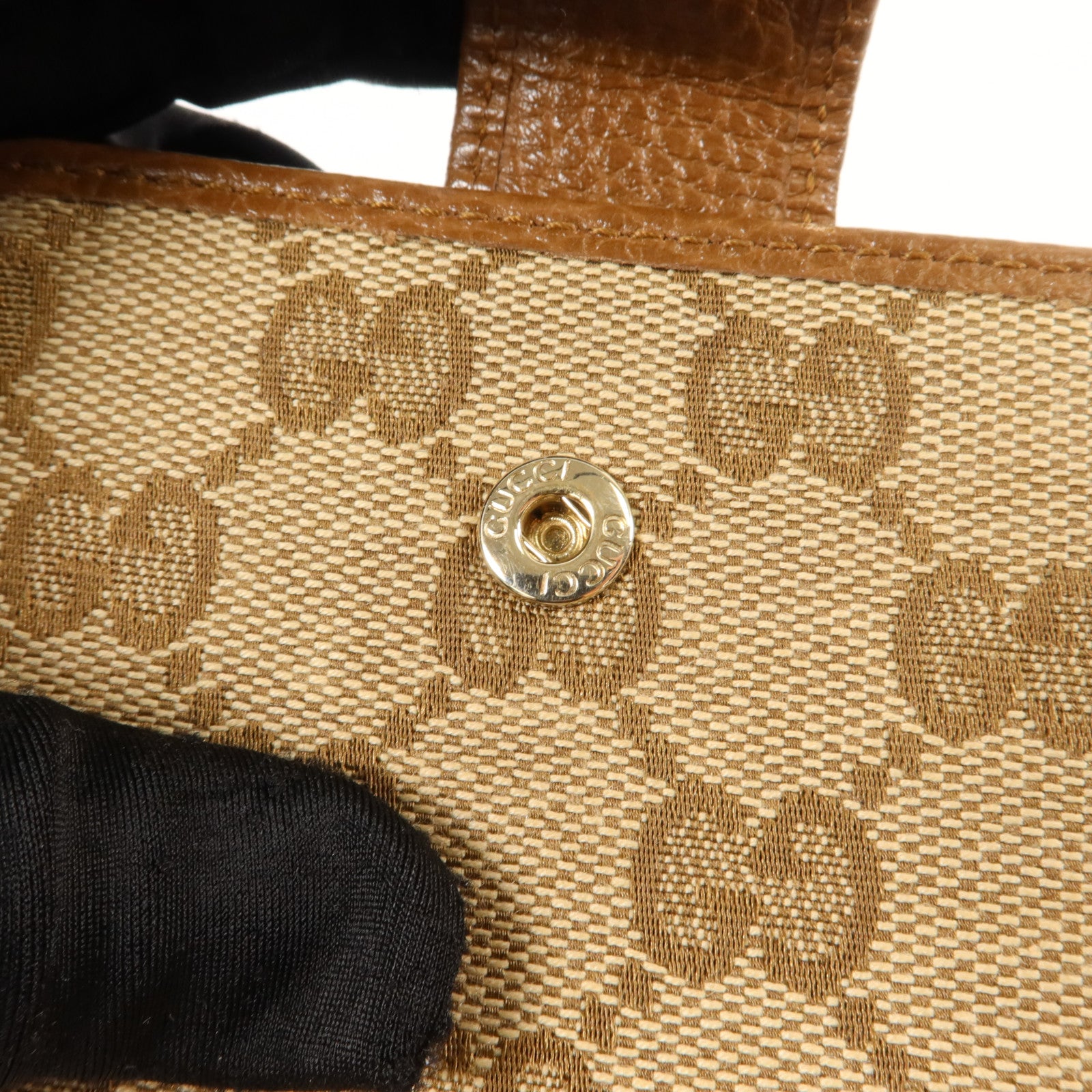 GUCCI 帆布Fold Wallet錢包