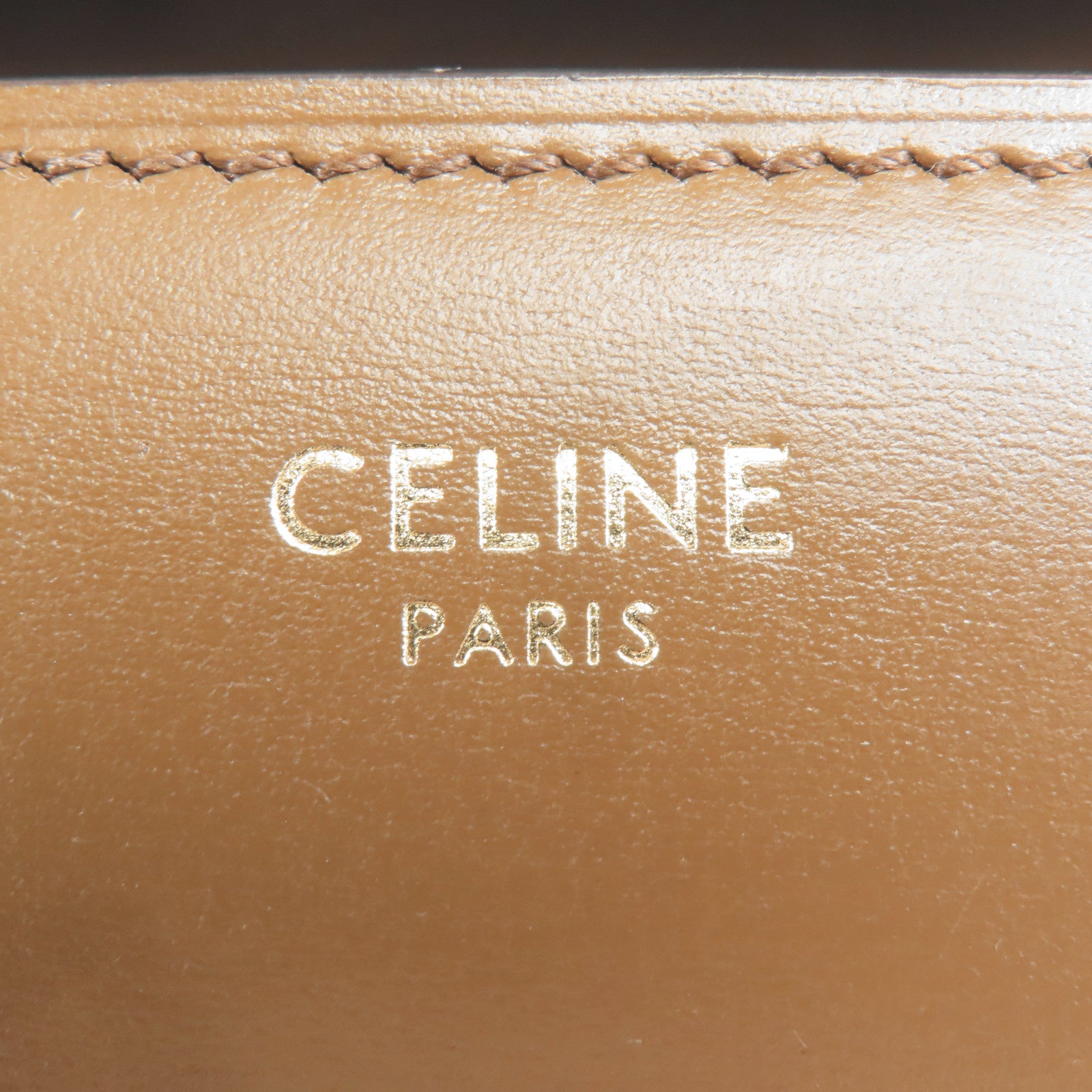 CELINE 牛皮皮革Classic Box金扣肩背袋