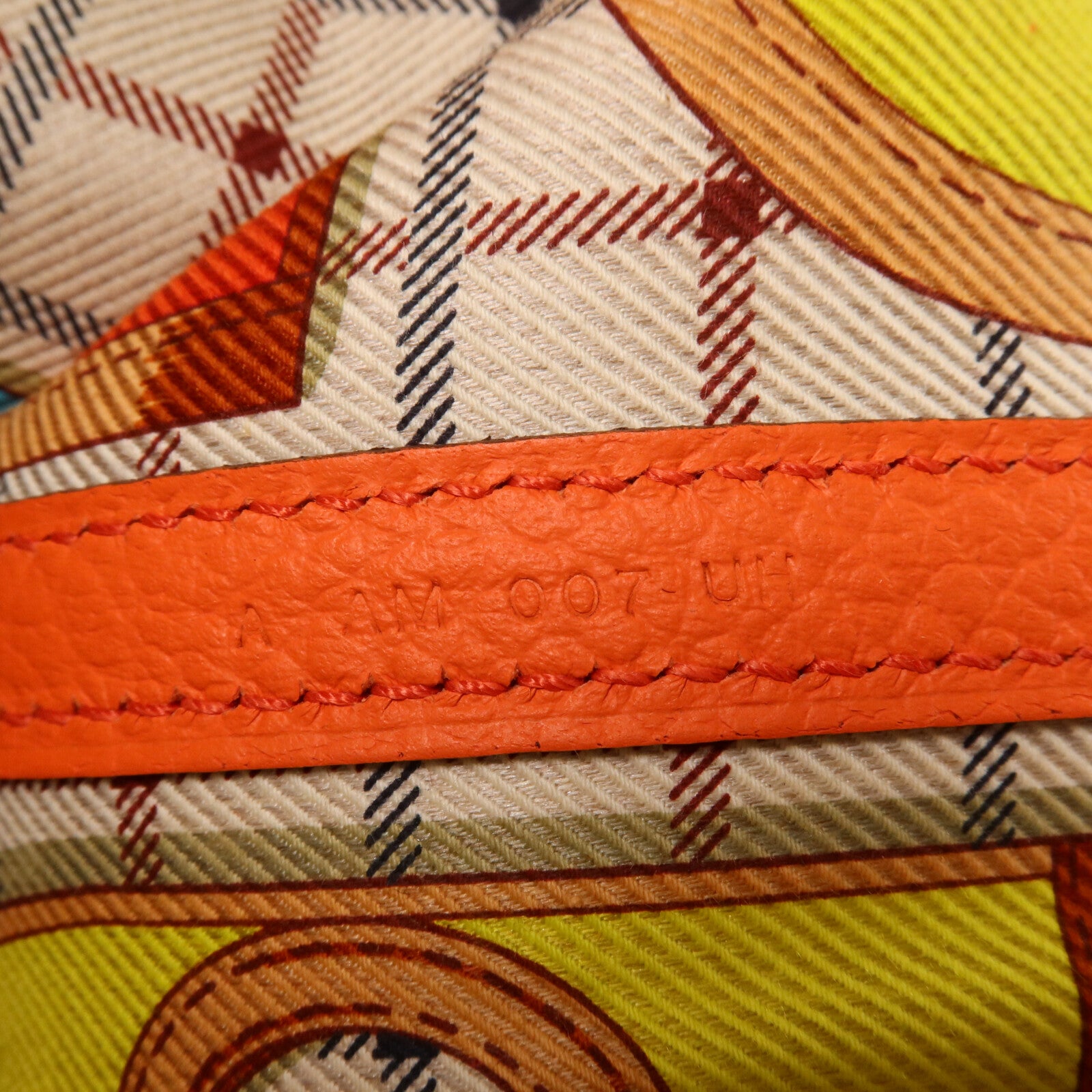 HERMES Negonda皮革Garden Party PM手挽袋Orange