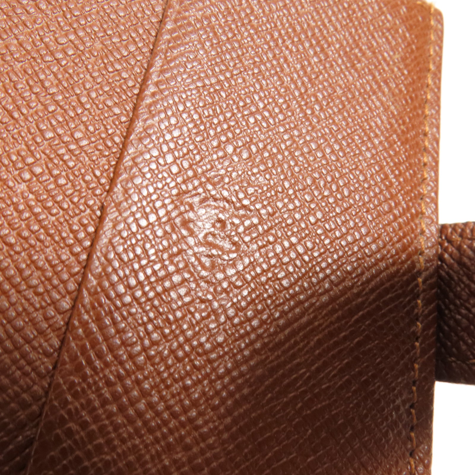 LOUIS VUITTON Monogram Compact Zip Wallet金扣錢包