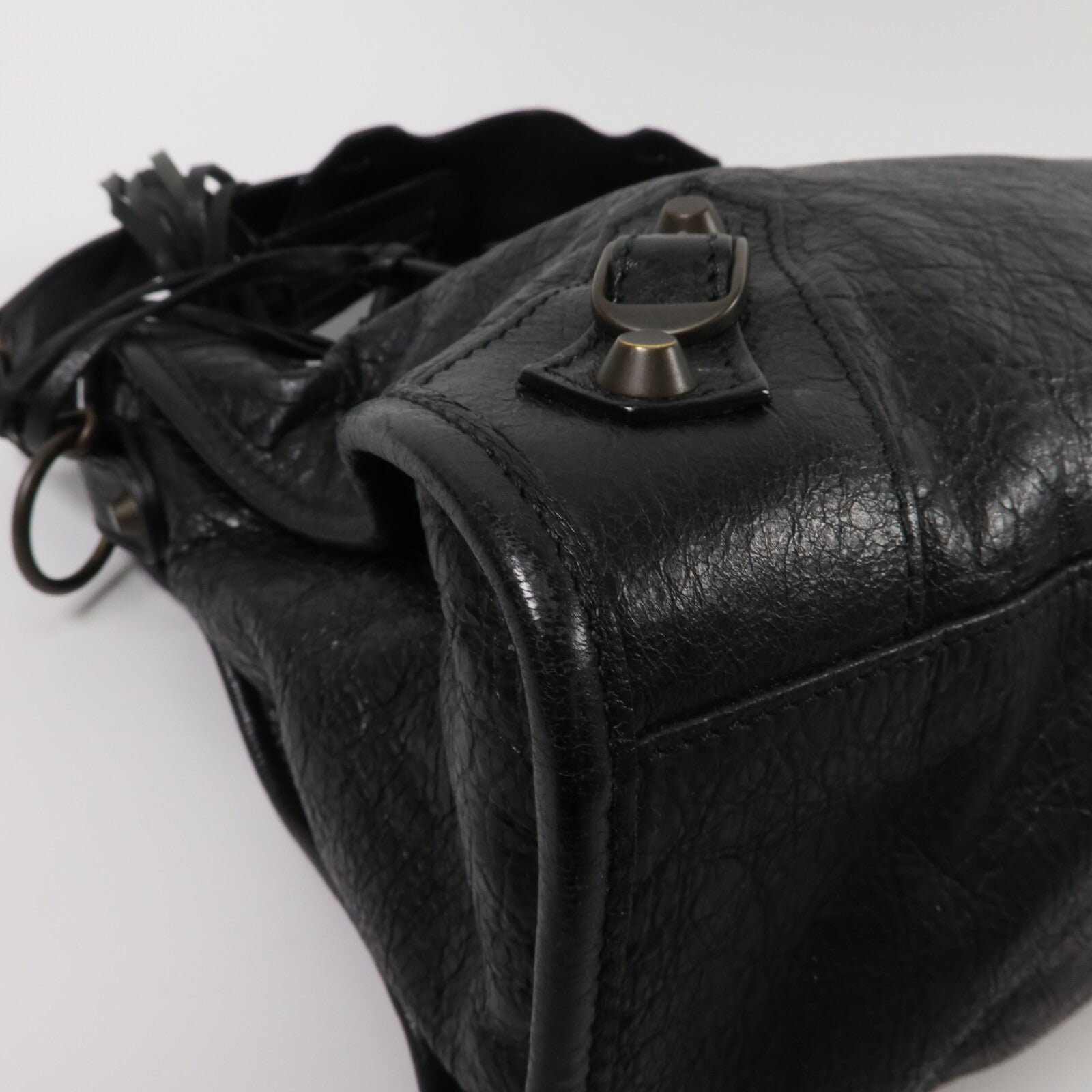 BALENCIAGA 羊皮皮革City手挽肩背兩用袋