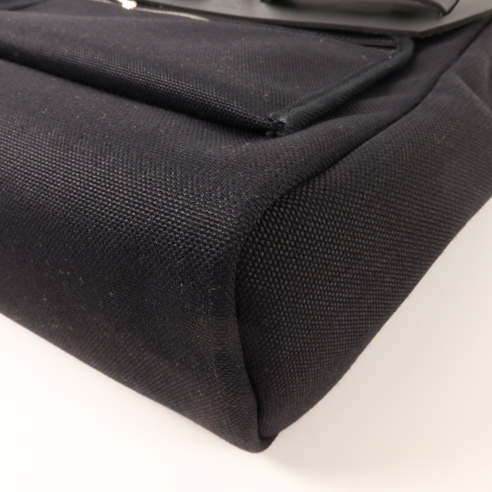 HERMES 帆布Herbag PM手挽肩背兩用袋Noir