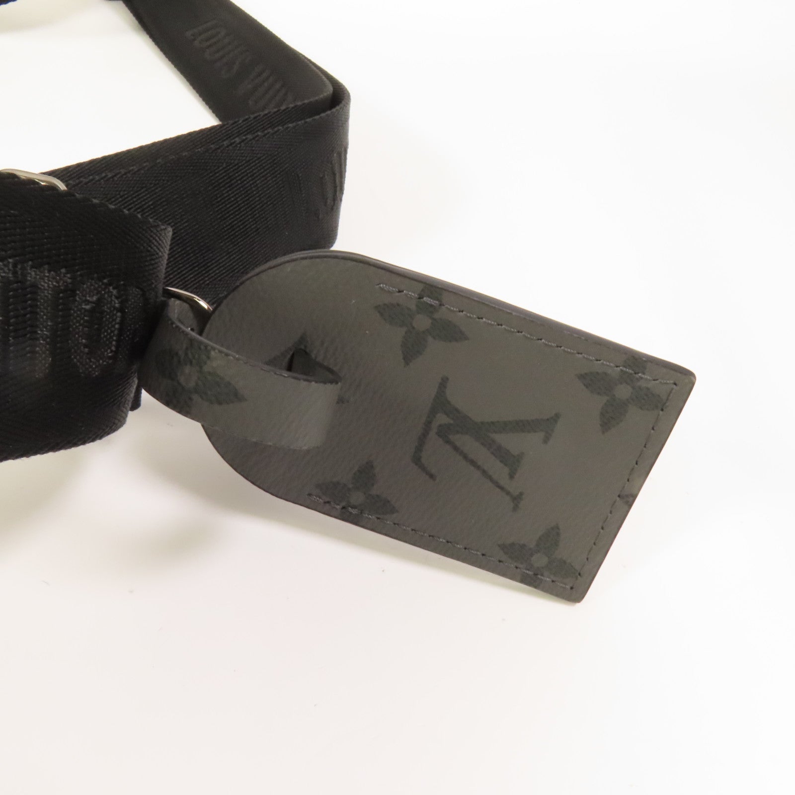 LOUIS VUITTON Monogram Eclipse Keepall Bandouliere 35手挽肩背兩用袋
