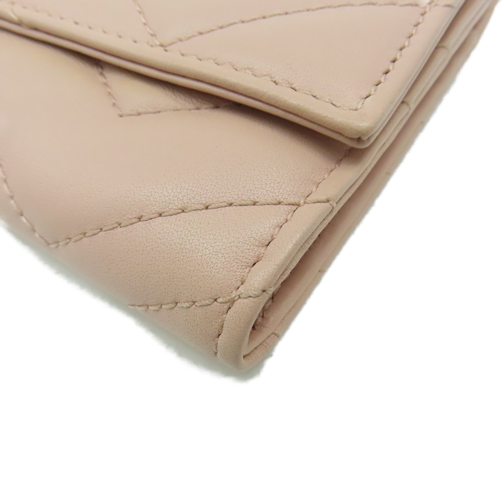 GUCCI 【清倉大減價】牛皮皮革GG Marmont Long Wallet長錢包粉紅色
