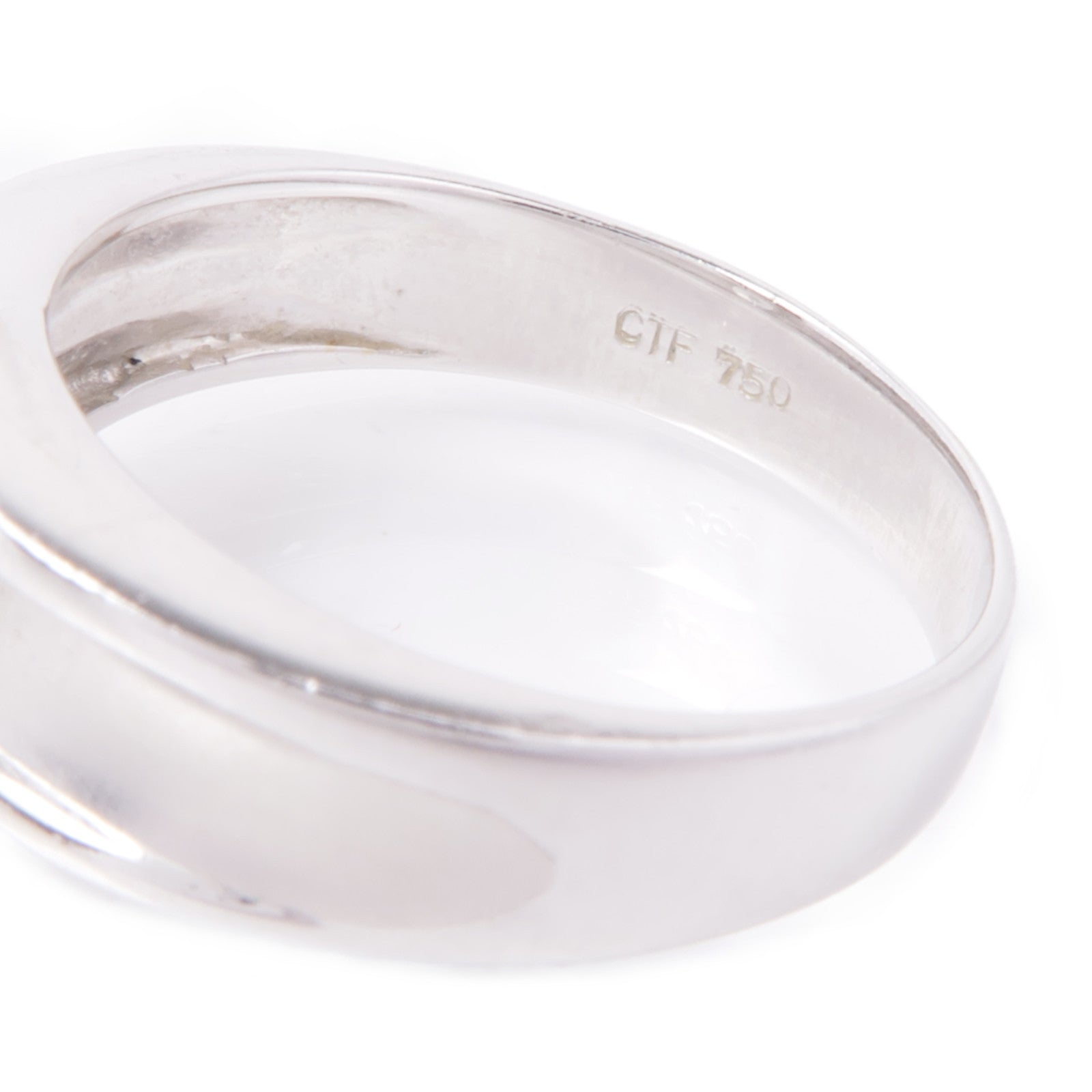 JEWELRY 【激減優惠】18K白金Diamond Ring鑽石戒指US#5.5