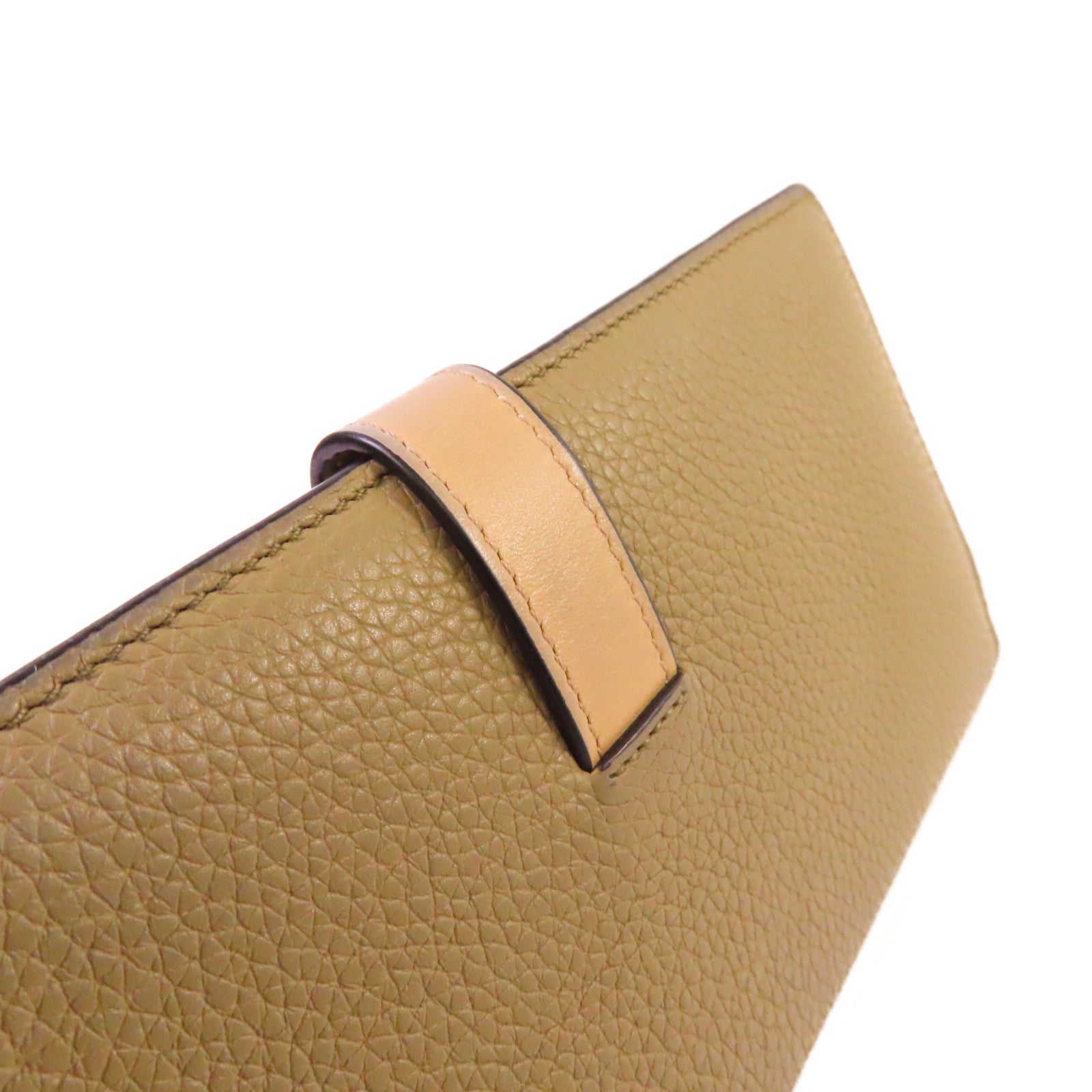 LOEWE 【激減優惠】牛皮皮革Long Vertical Wallet長錢包灰色