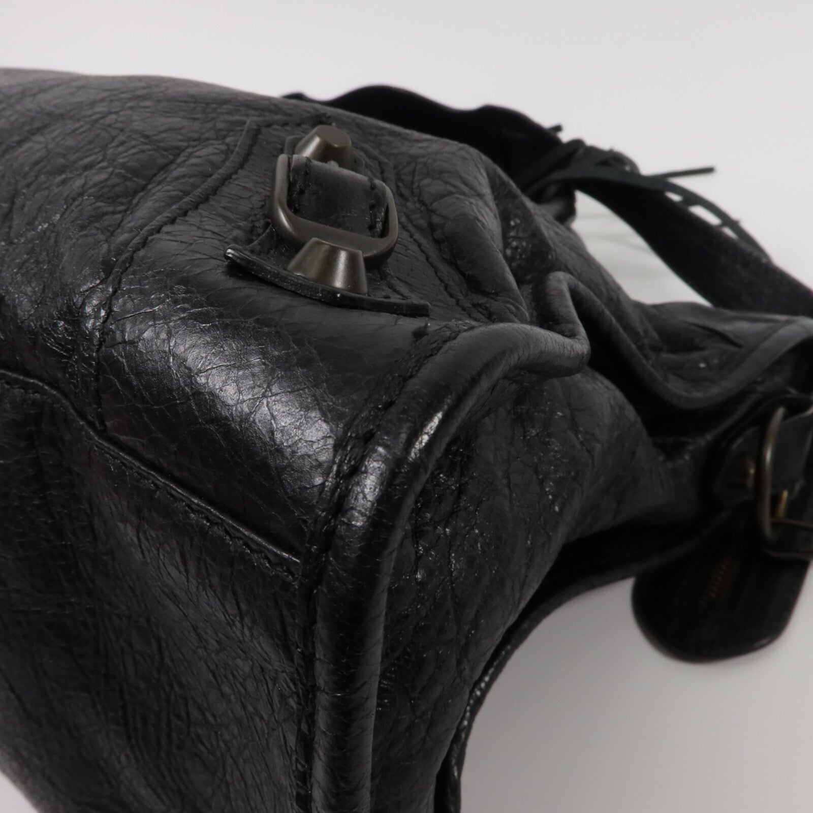 BALENCIAGA 羊皮皮革City手挽肩背兩用袋