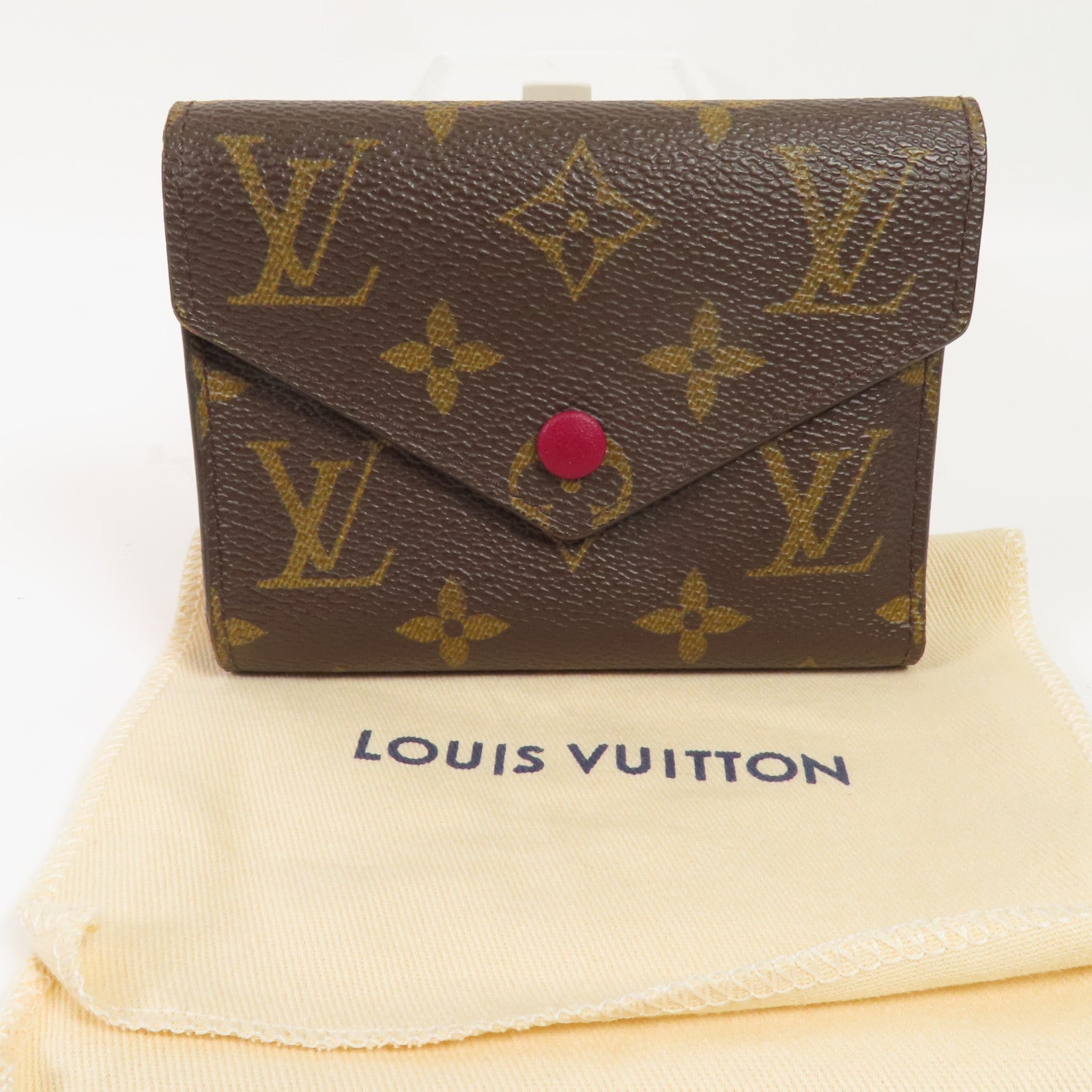 LOUIS VUITTON Monogram Portefeuille Victorine金扣錢包