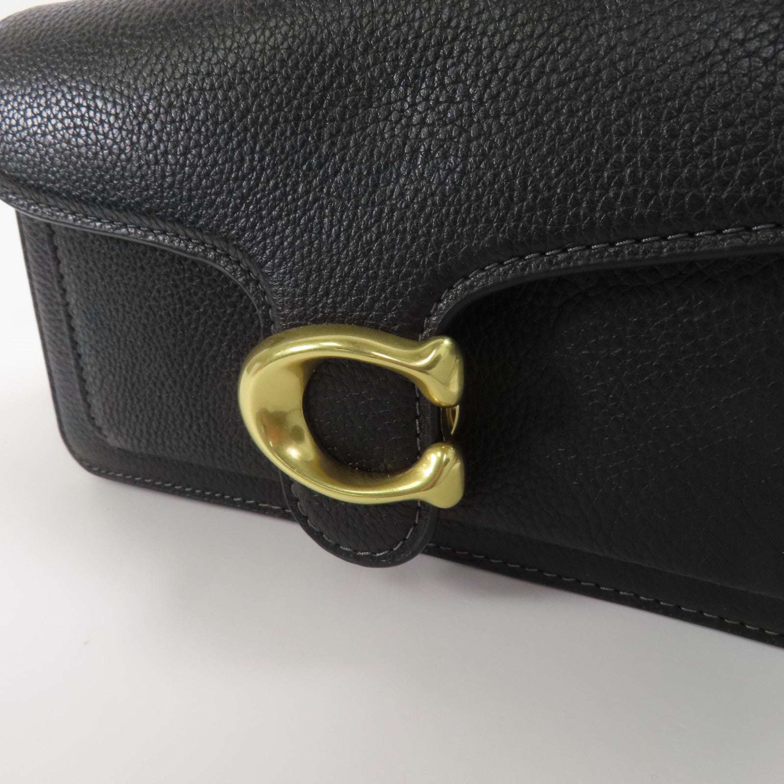 COACH 牛皮皮革Shoulder Bag金扣手挽肩背兩用袋
