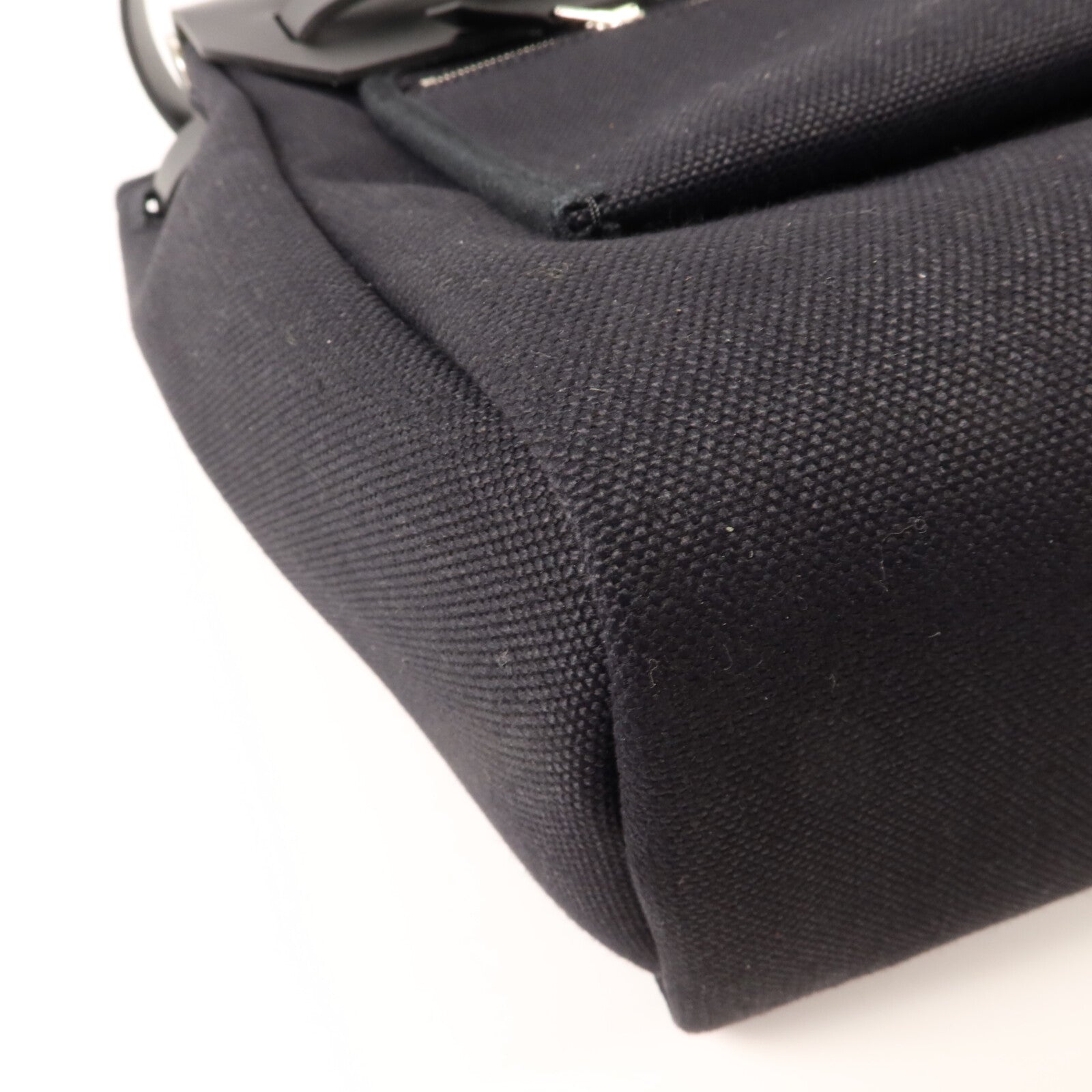 HERMES 帆布Herbag PM手挽肩背兩用袋Noir