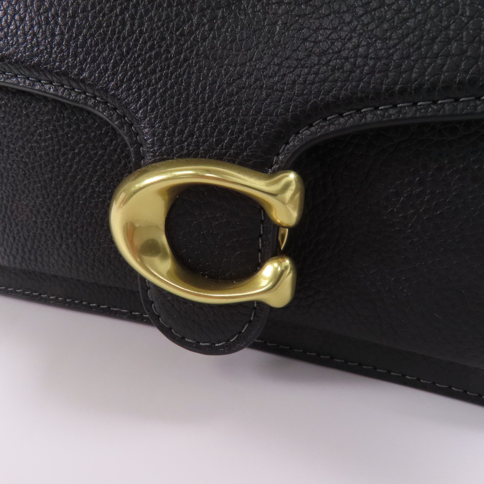 COACH 牛皮皮革Shoulder Bag金扣手挽肩背兩用袋