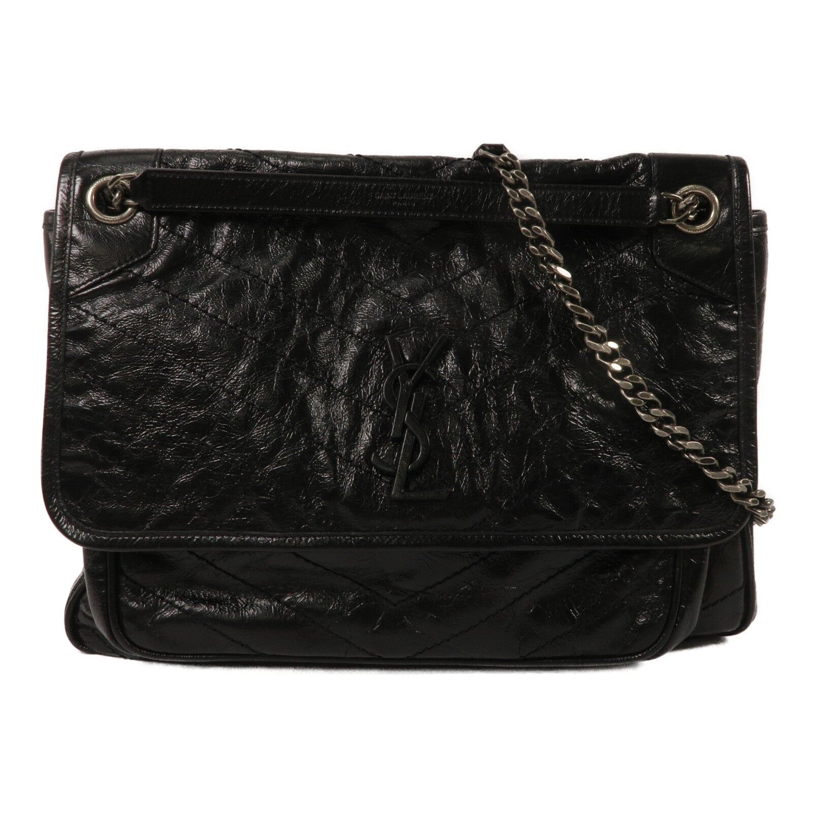 SAINT LAURENT 牛皮皮革Niki Large鏈帶肩背袋