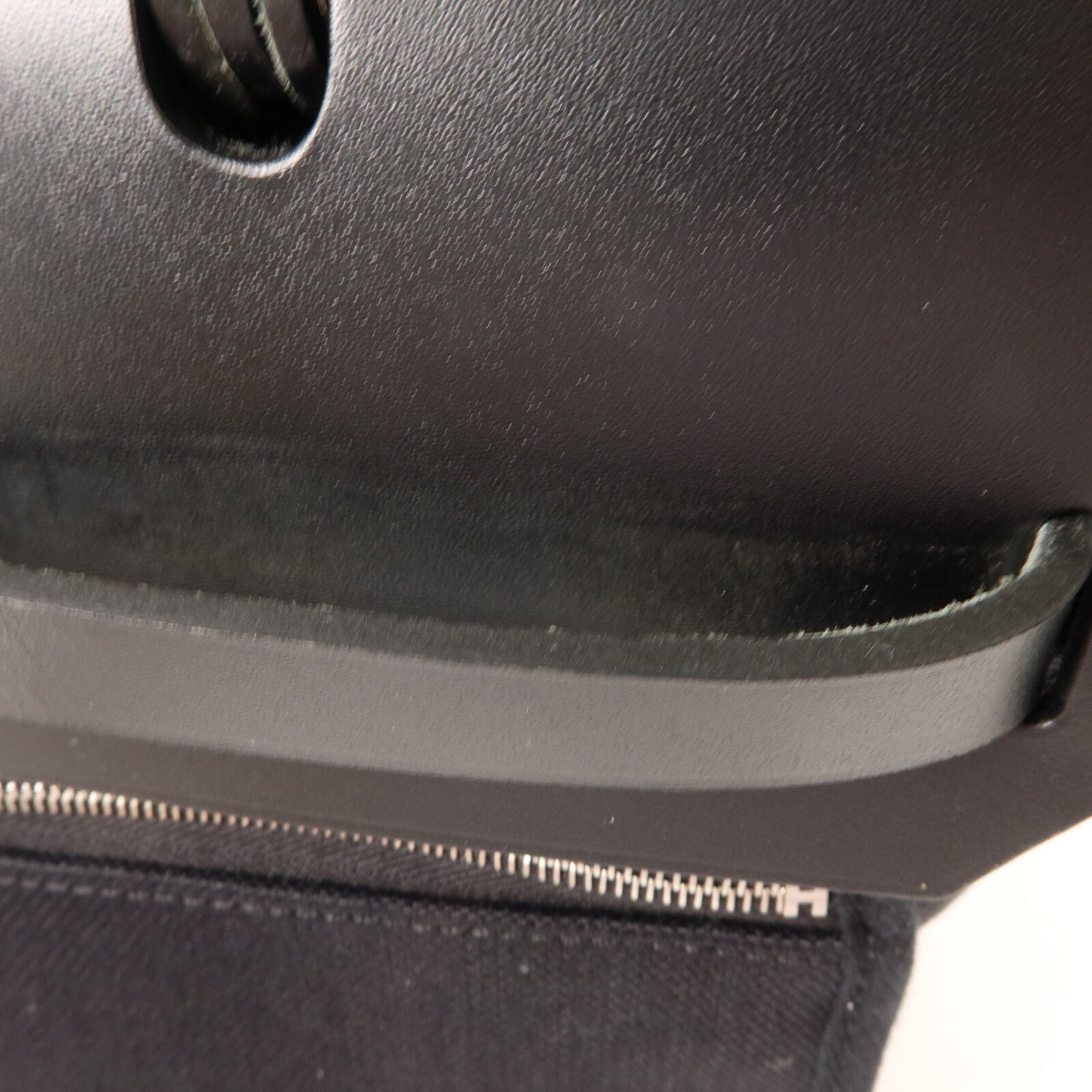HERMES 帆布Herbag PM手挽肩背兩用袋Noir