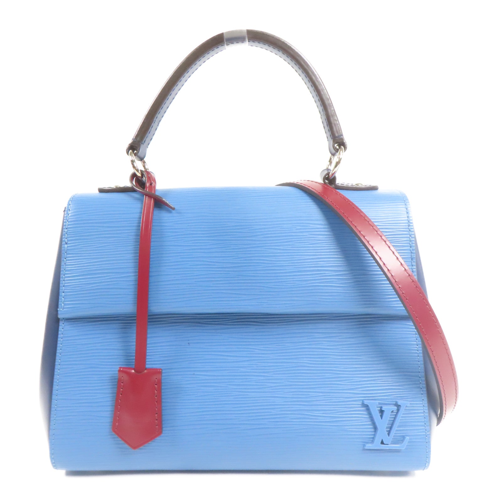 LOUIS VUITTON Epi Cluny銀扣手挽肩背兩用袋