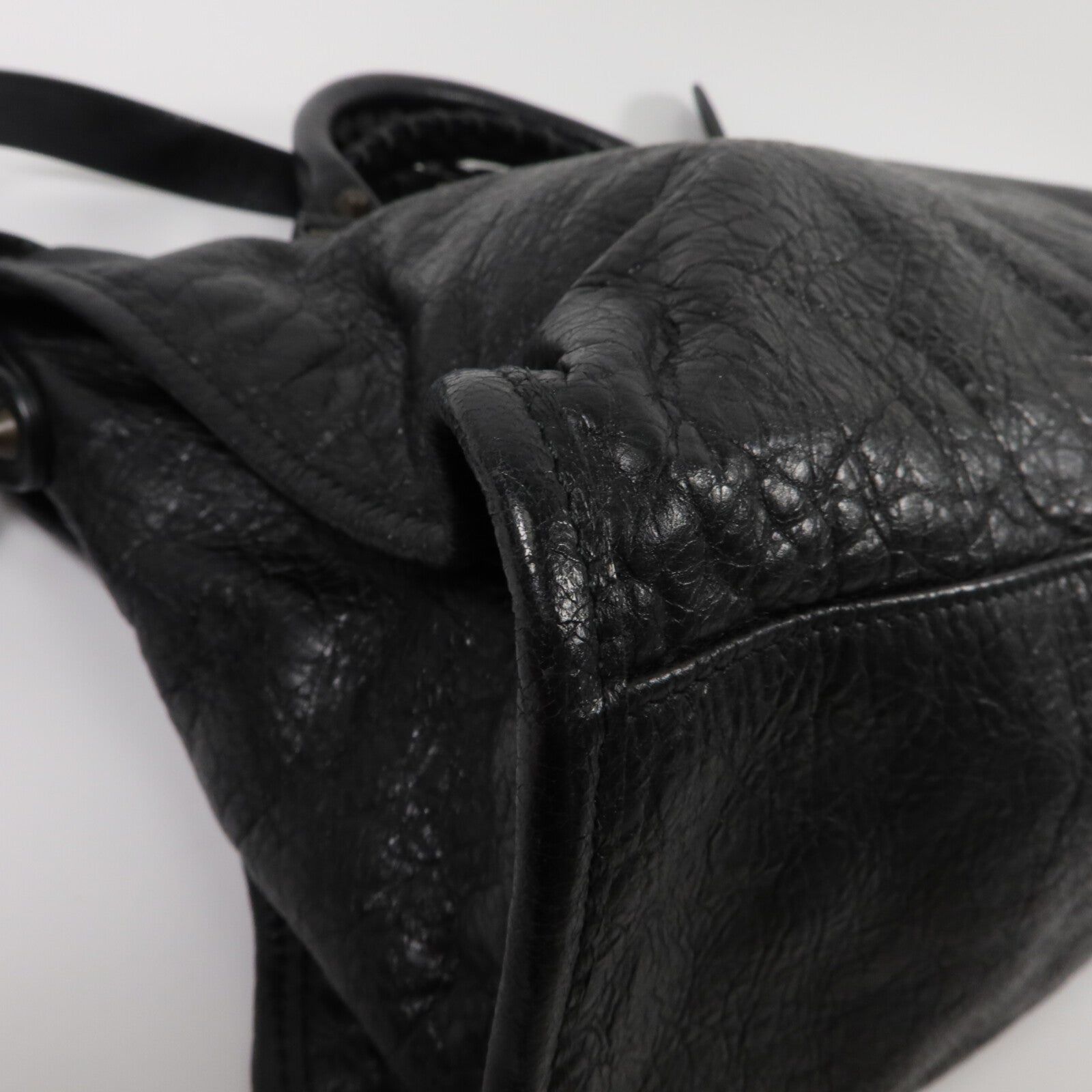 BALENCIAGA 羊皮皮革City手挽肩背兩用袋