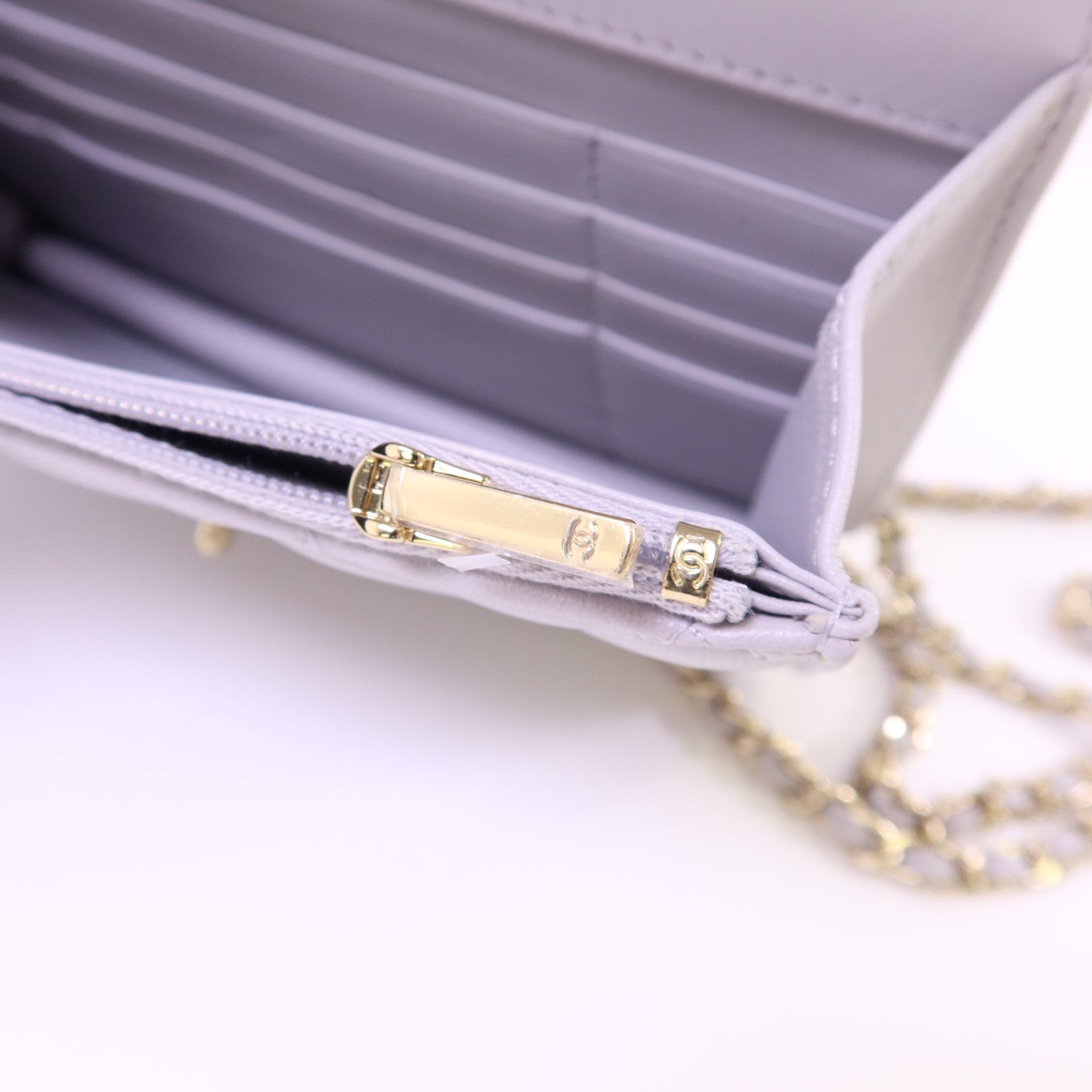 CHANEL 羊皮皮革Mini Flap Bag With Top Handle金扣手挽肩背兩用袋
