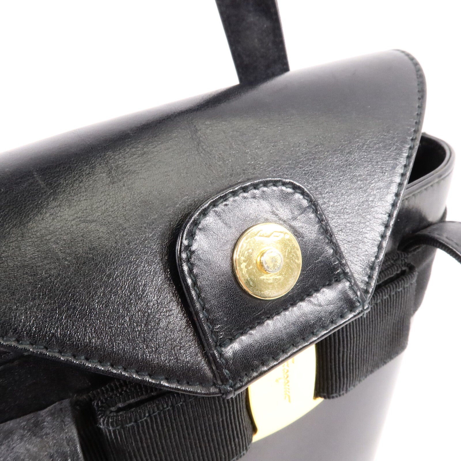 Salvatore Ferragamo 牛皮皮革Vara Ribbon手挽袋