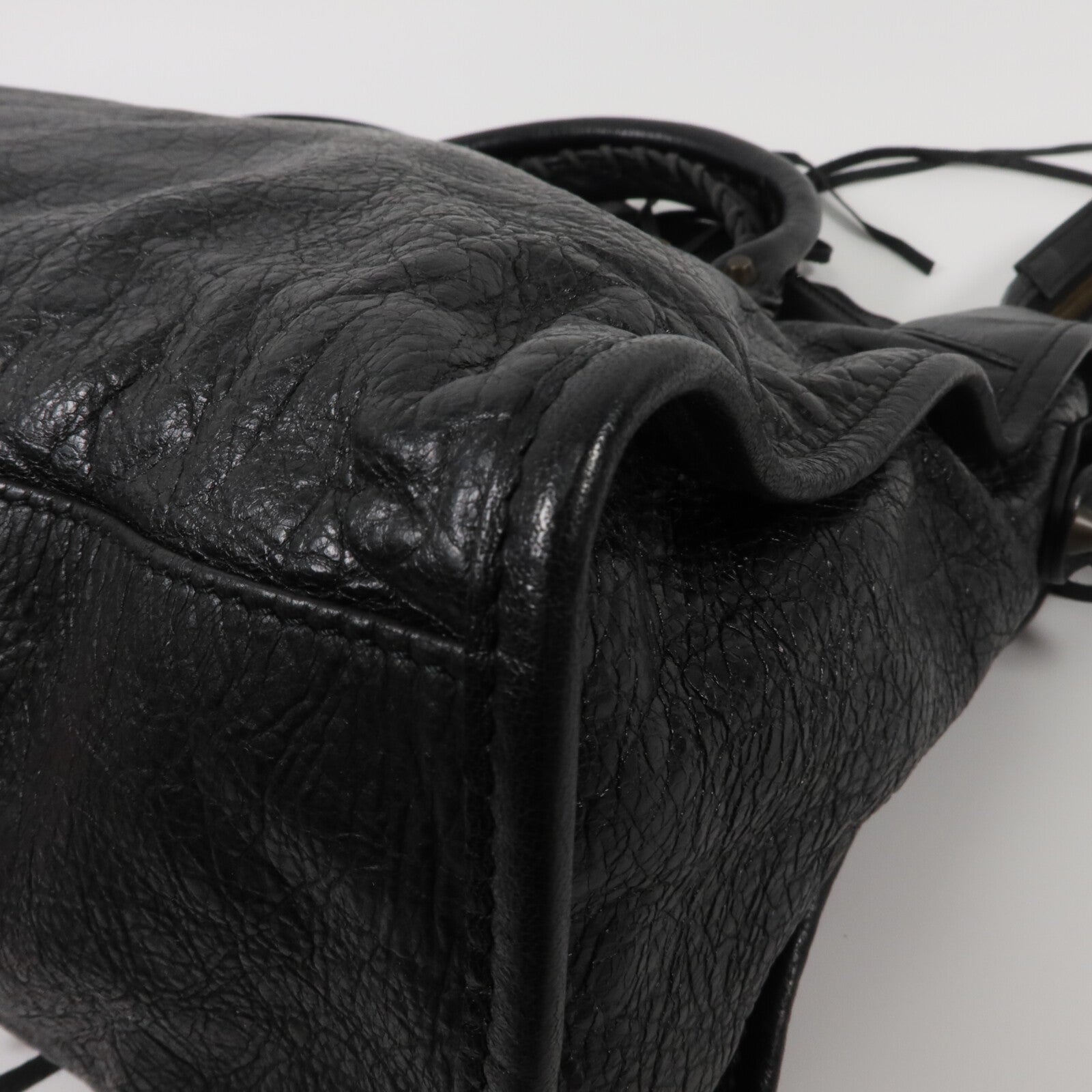 BALENCIAGA 羊皮皮革City手挽肩背兩用袋