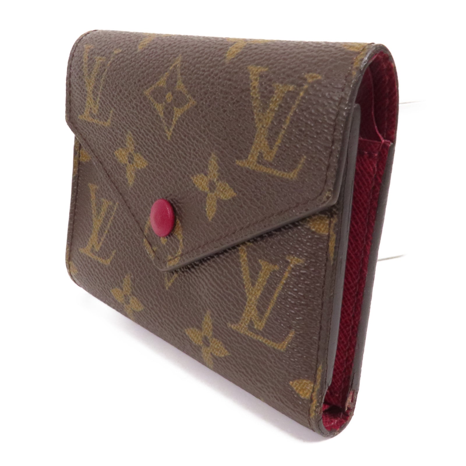 LOUIS VUITTON Monogram Portefeuille Victorine金扣錢包