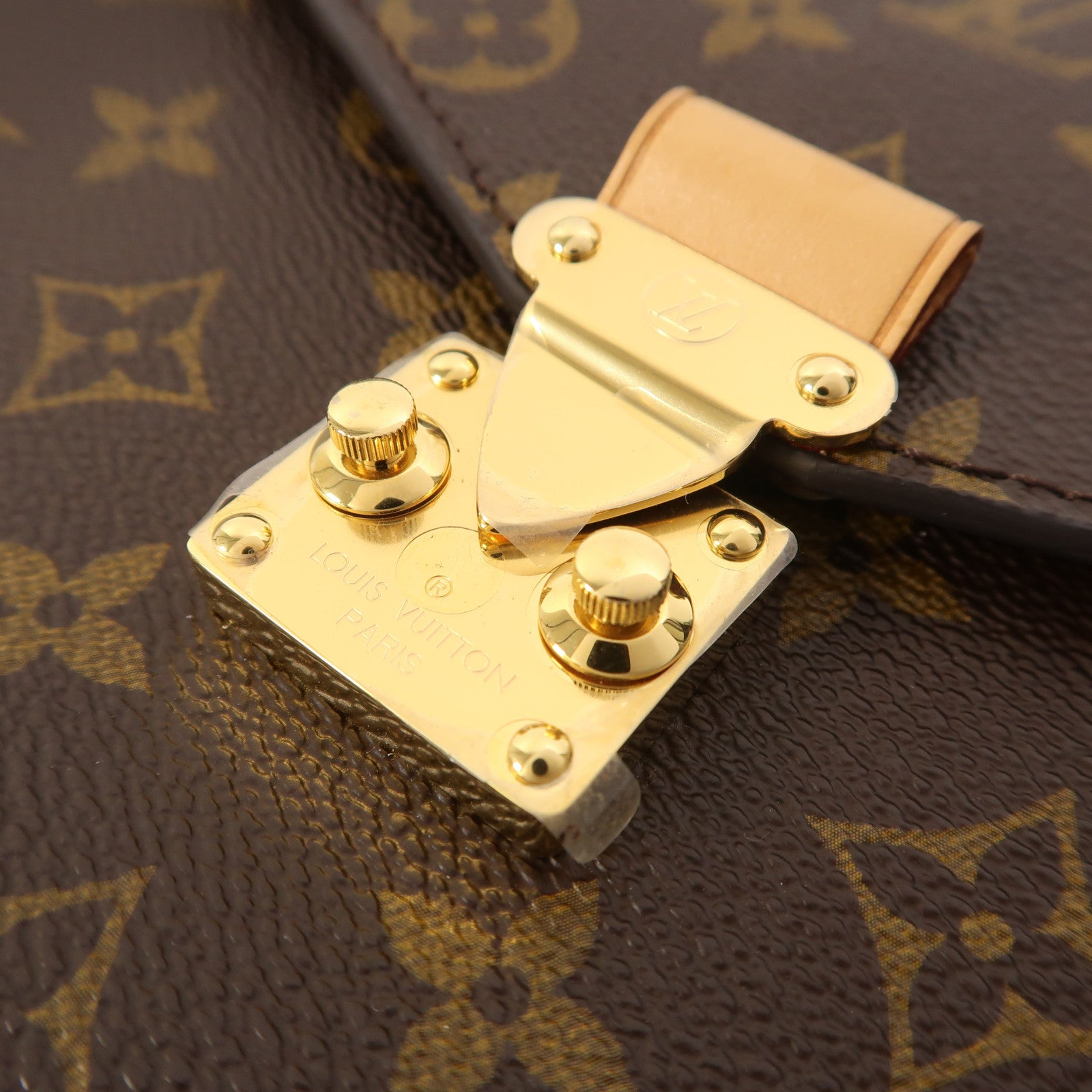 LOUIS VUITTON Monogram Pochette Metis MM金扣手挽肩背兩用袋